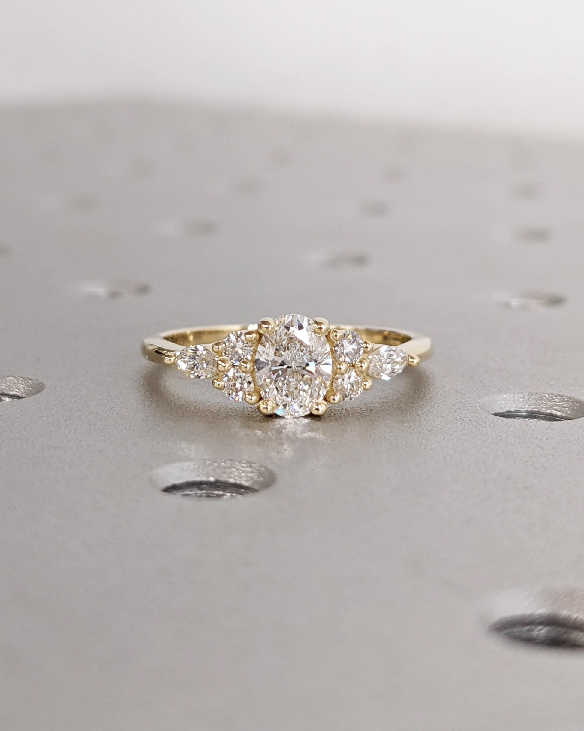 1.2 CT Round Solitaire Moissanite Engagement Ring