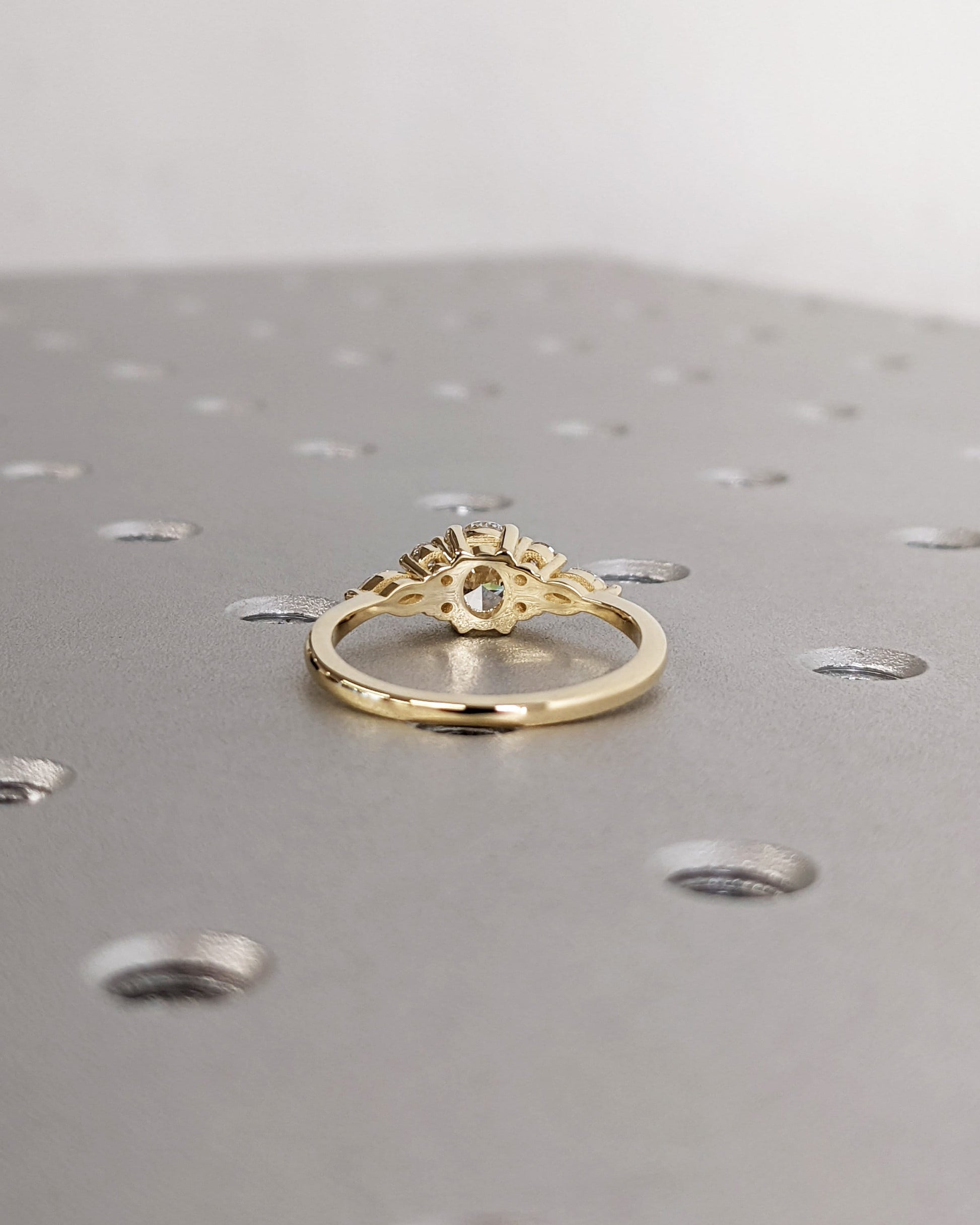 1.2 CT Round Solitaire Moissanite Engagement Ring