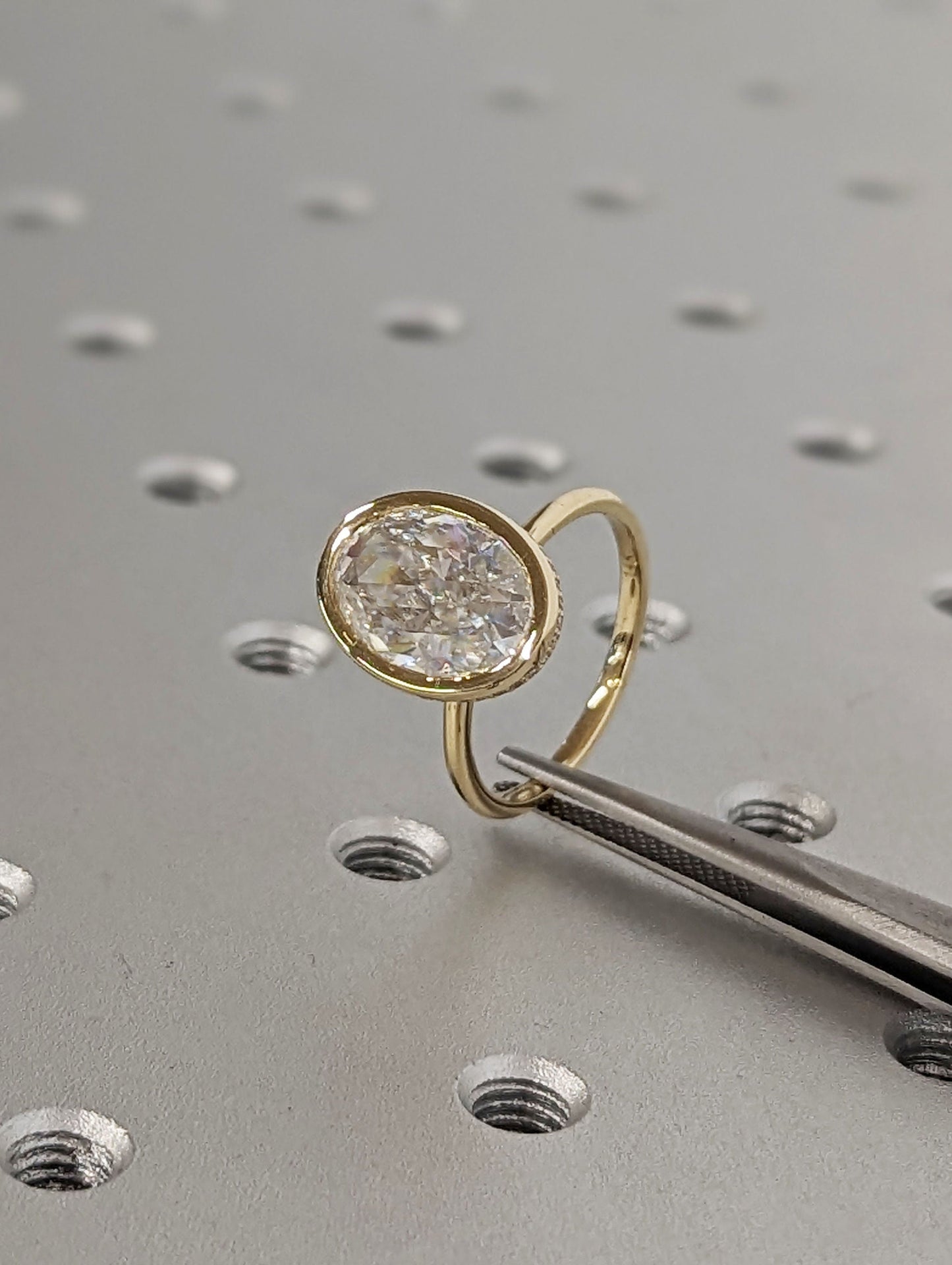 1.2 CT Round Solitaire Moissanite Engagement Ring