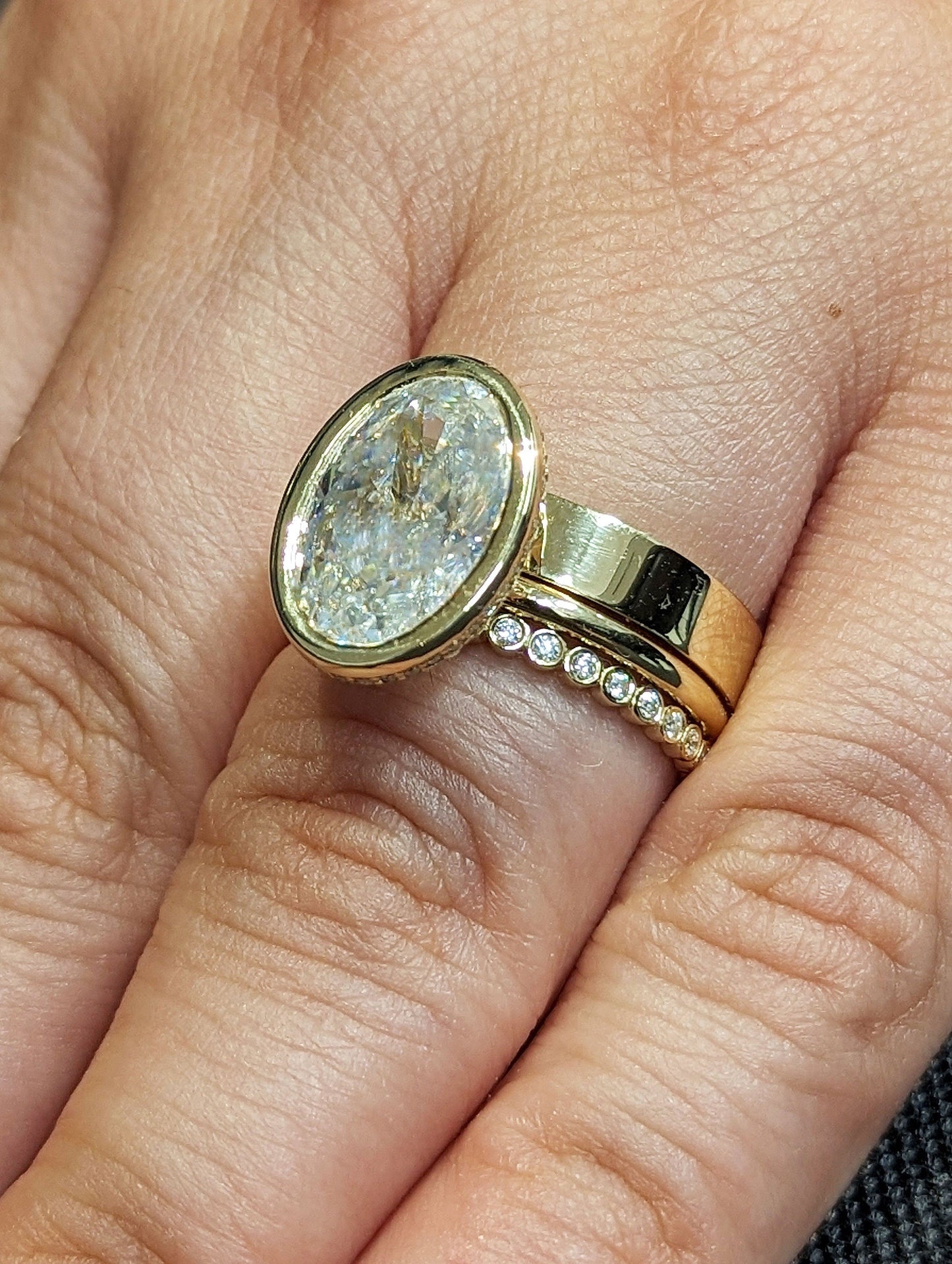 1.2 CT Round Solitaire Moissanite Engagement Ring