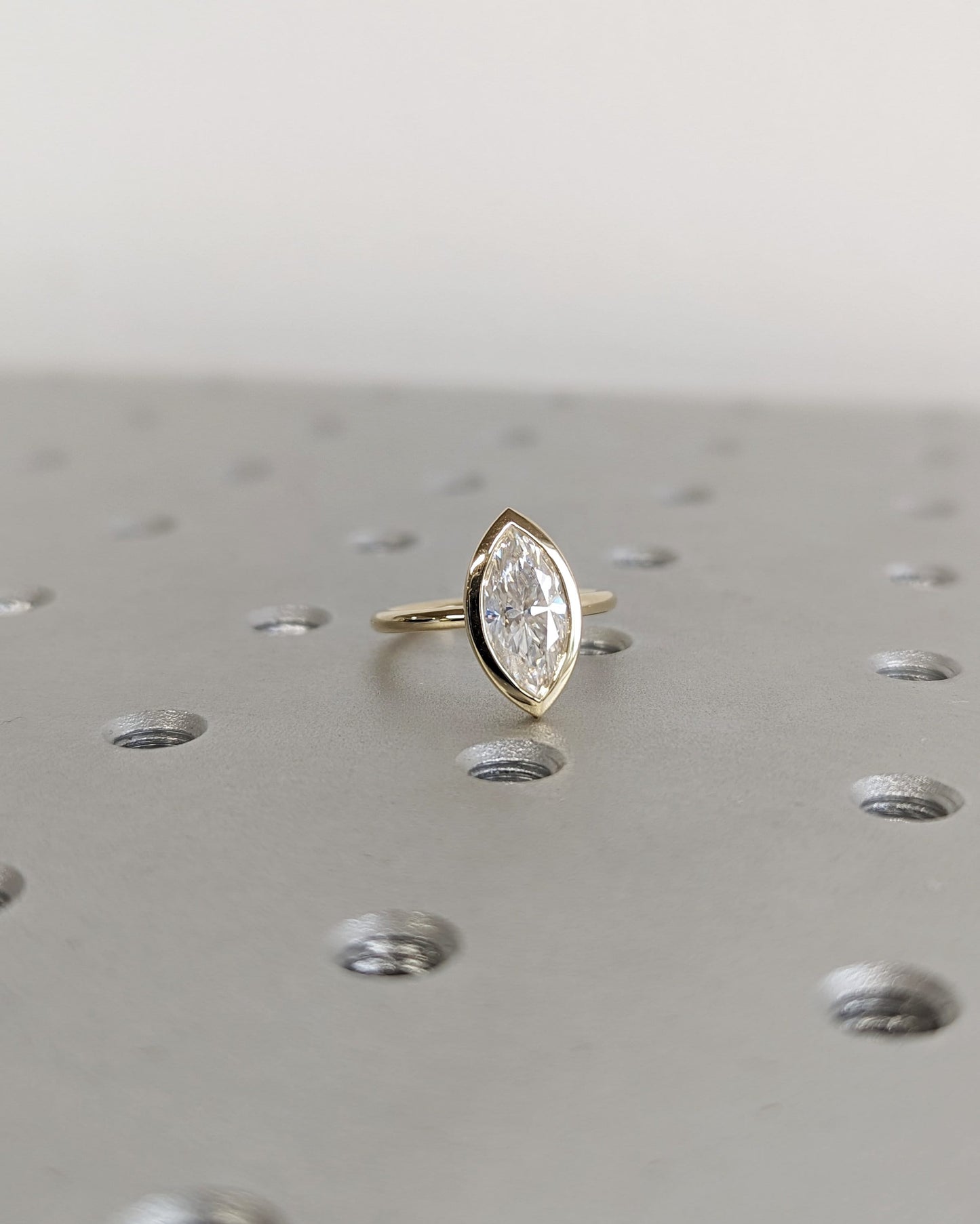 1.2 CT Round Solitaire Moissanite Engagement Ring