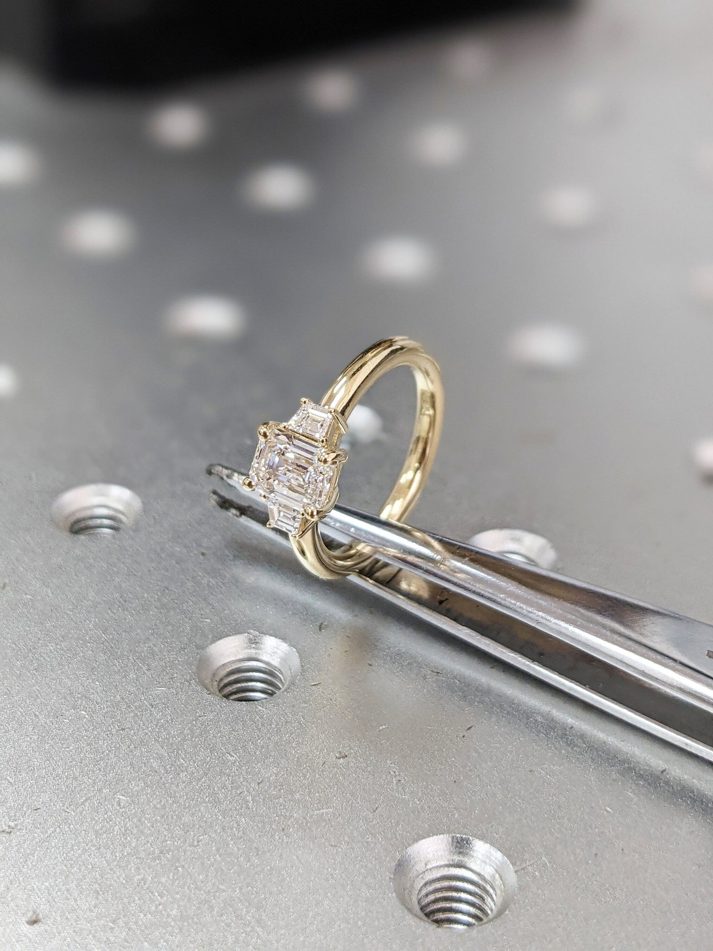 1.2 CT Round Solitaire Moissanite Engagement Ring