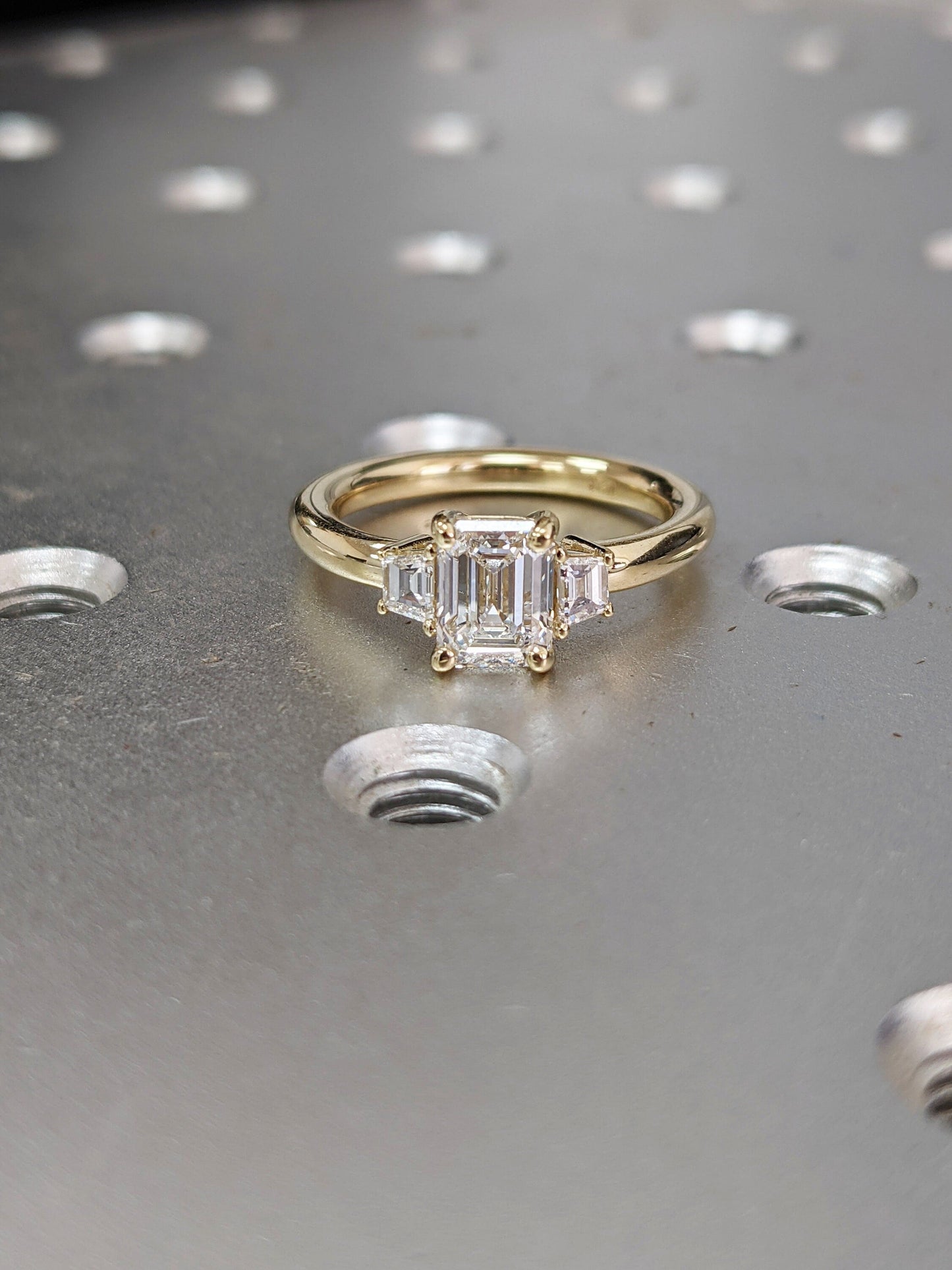 1.2 CT Round Solitaire Moissanite Engagement Ring