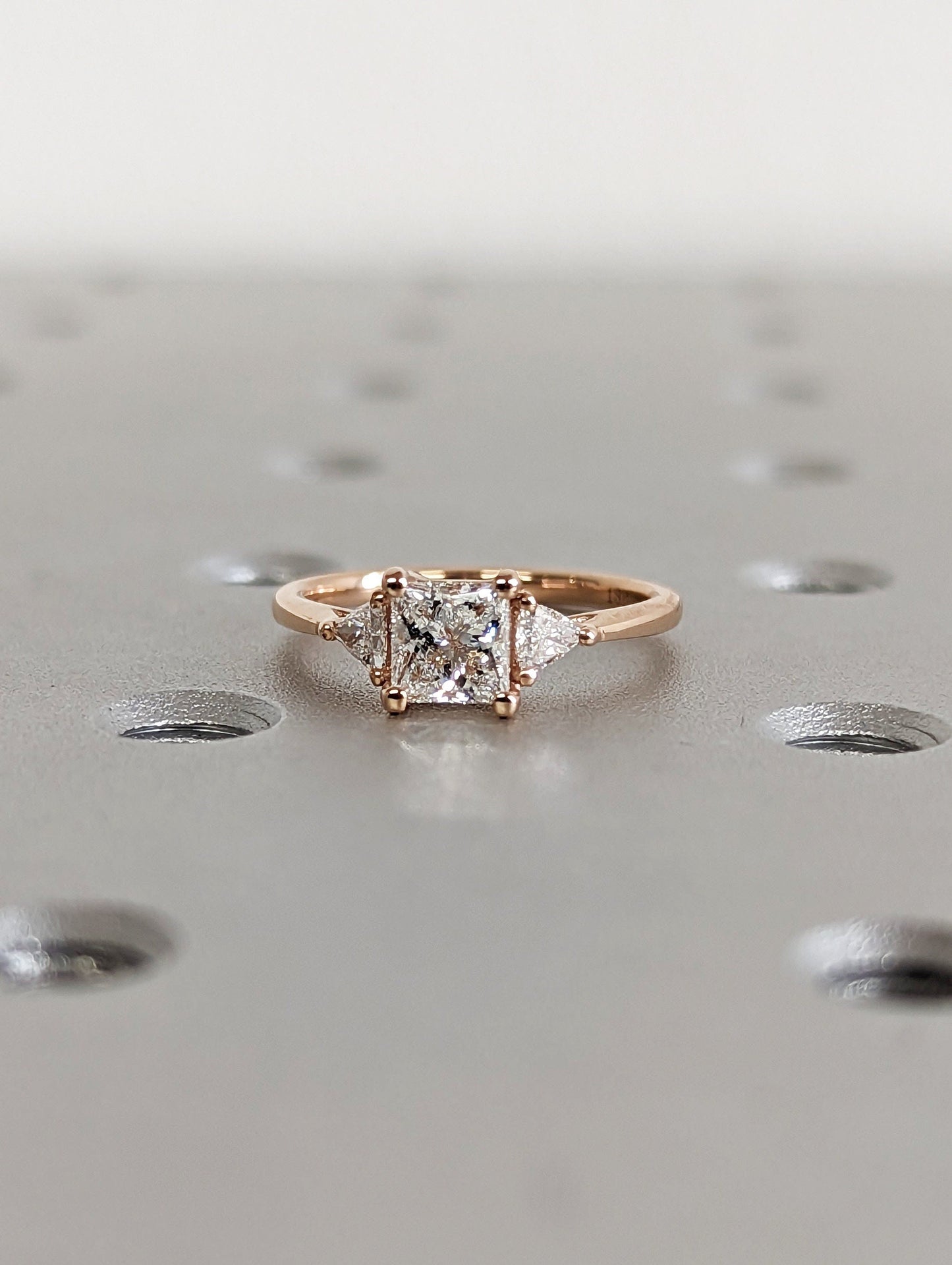 1.2 CT Round Solitaire Moissanite Engagement Ring