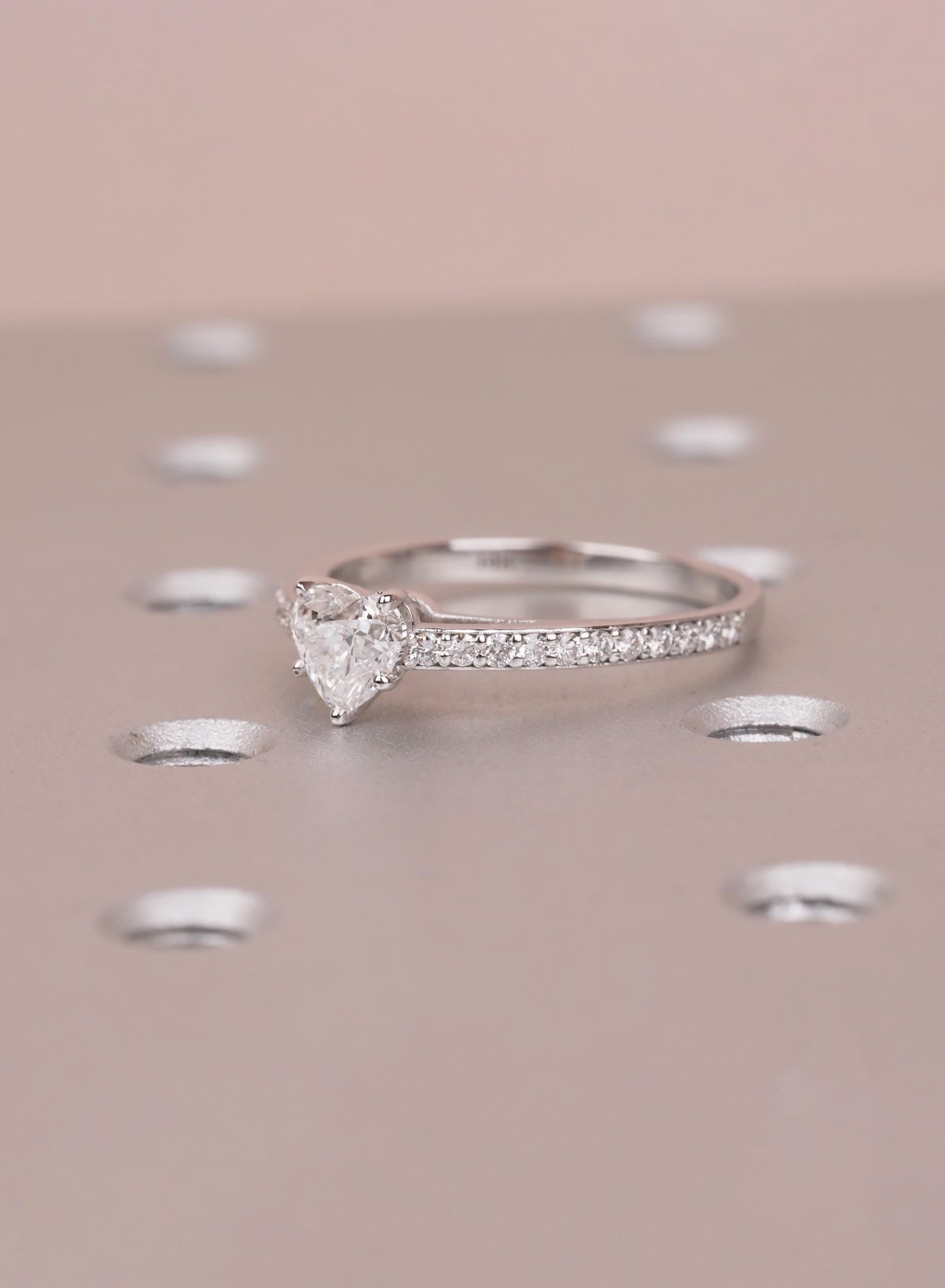 1.2 CT Round Solitaire Moissanite Engagement Ring
