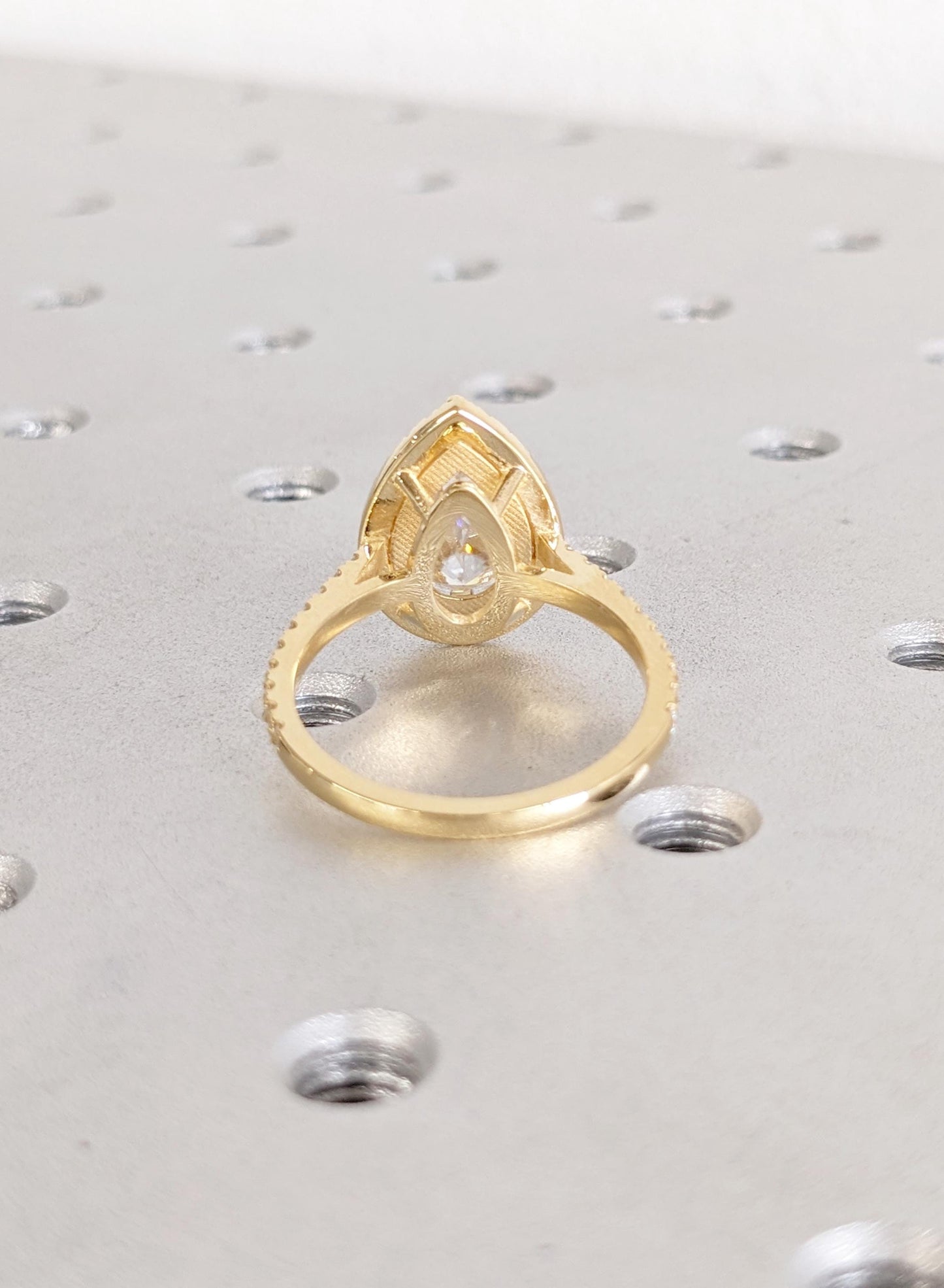 1.2 CT Round Solitaire Moissanite Engagement Ring