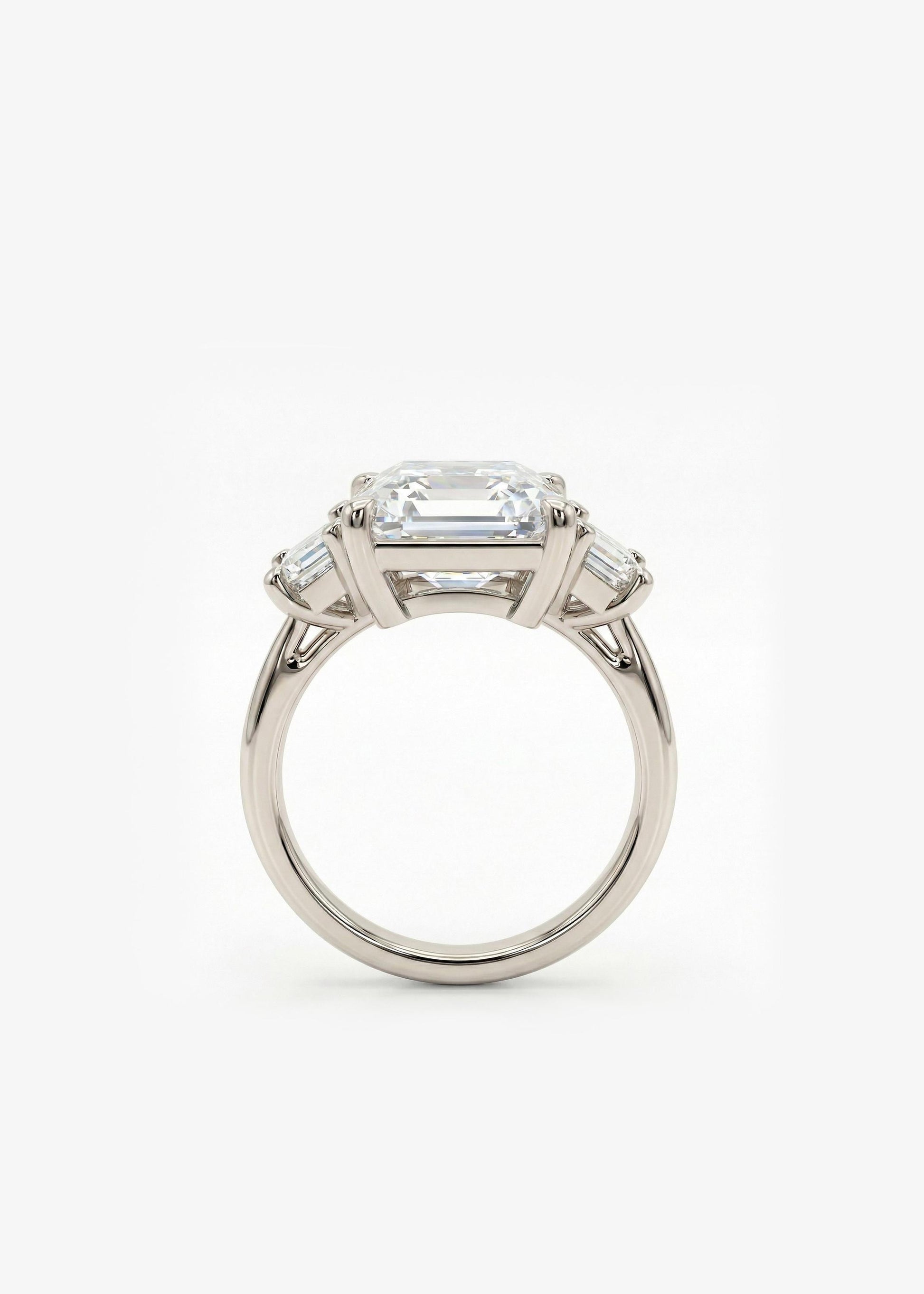 1.2 CT Round Solitaire Moissanite Engagement Ring