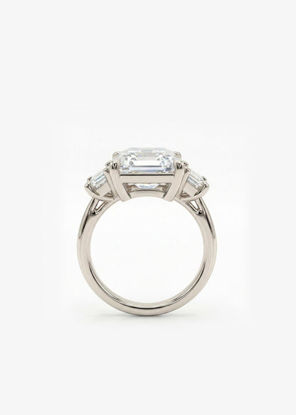 1.2 CT Round Solitaire Moissanite Engagement Ring