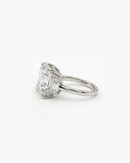 1.2 CT Round Solitaire Moissanite Engagement Ring