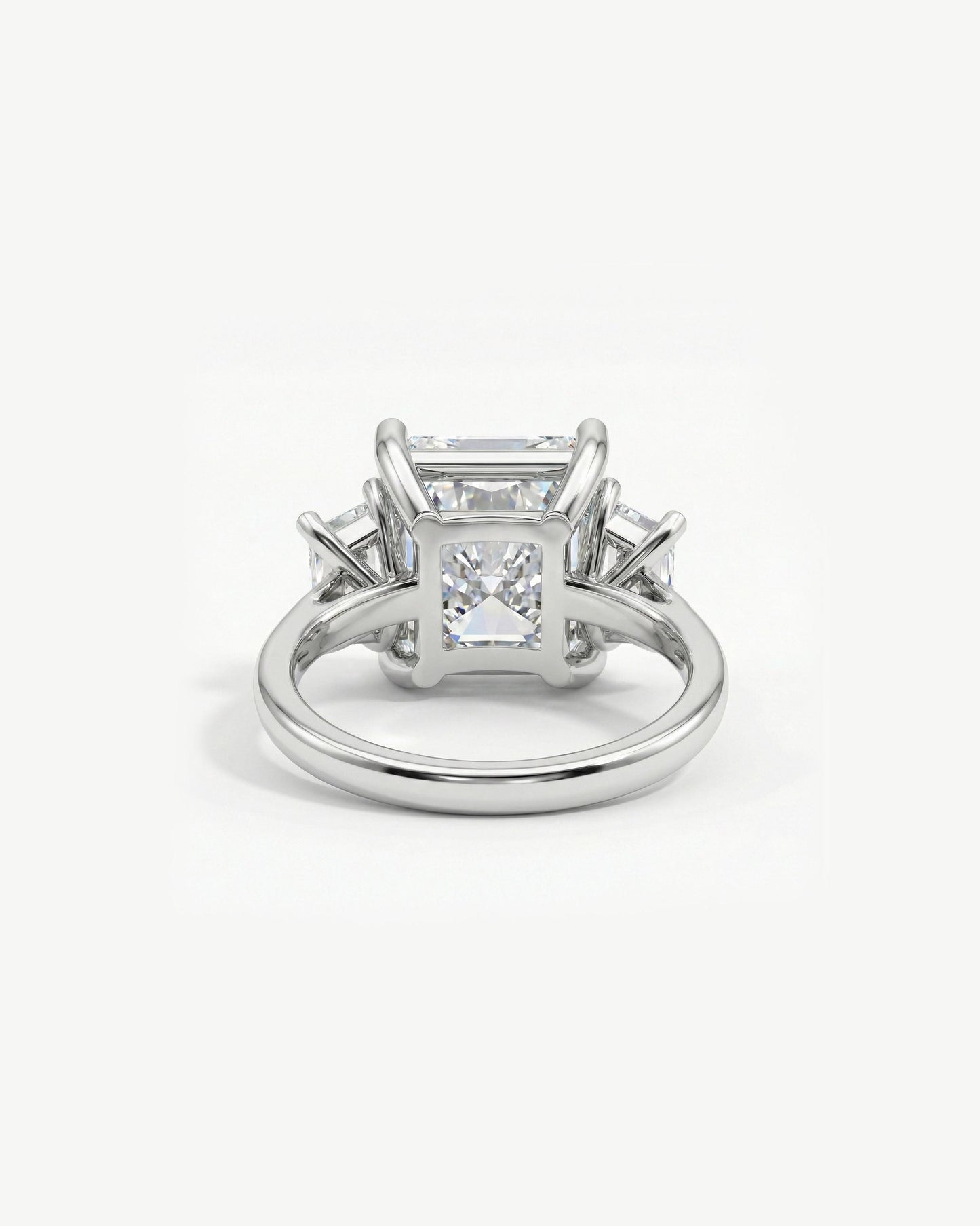 1.2 CT Round Solitaire Moissanite Engagement Ring