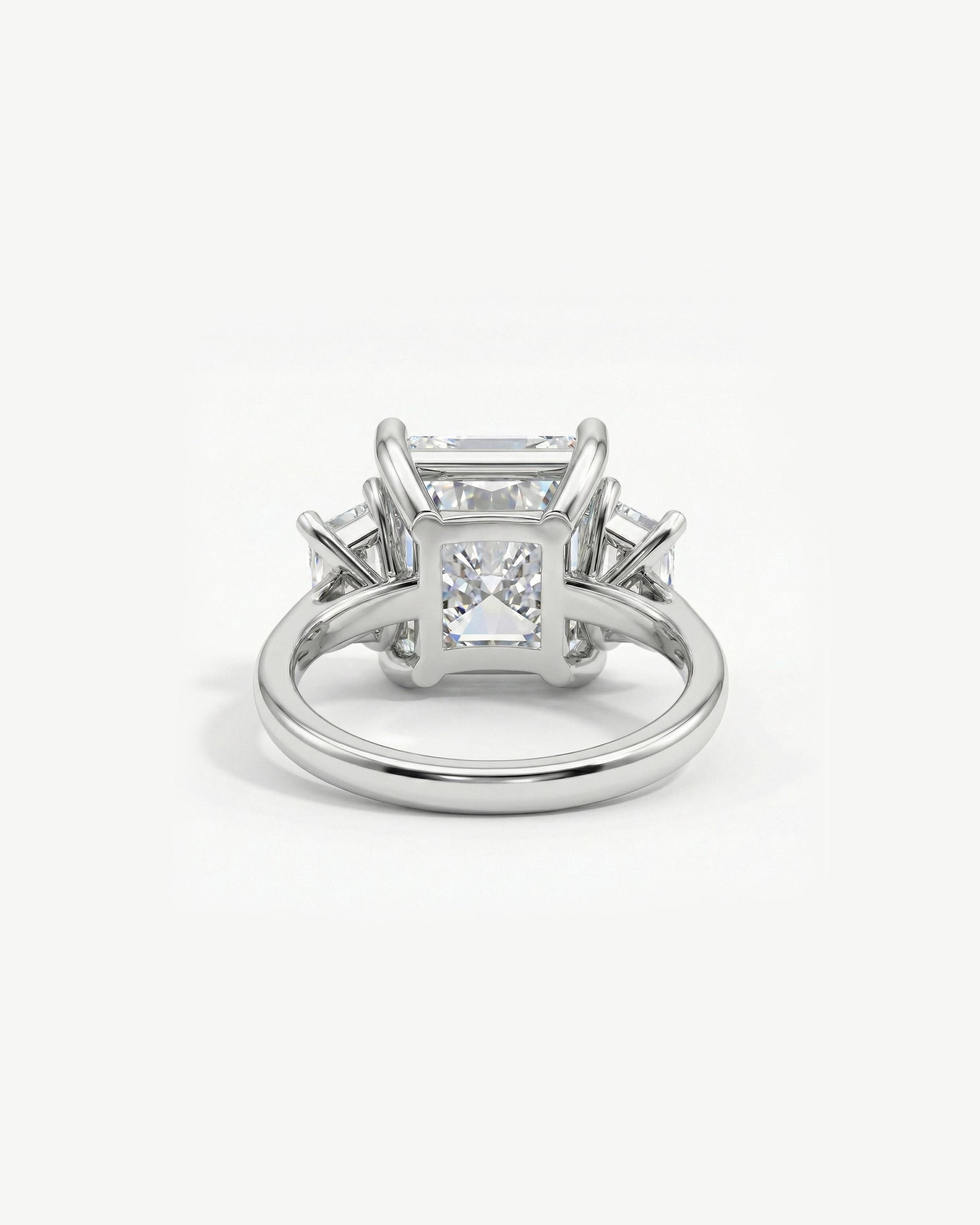 1.2 CT Round Solitaire Moissanite Engagement Ring