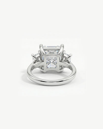 1.2 CT Round Solitaire Moissanite Engagement Ring