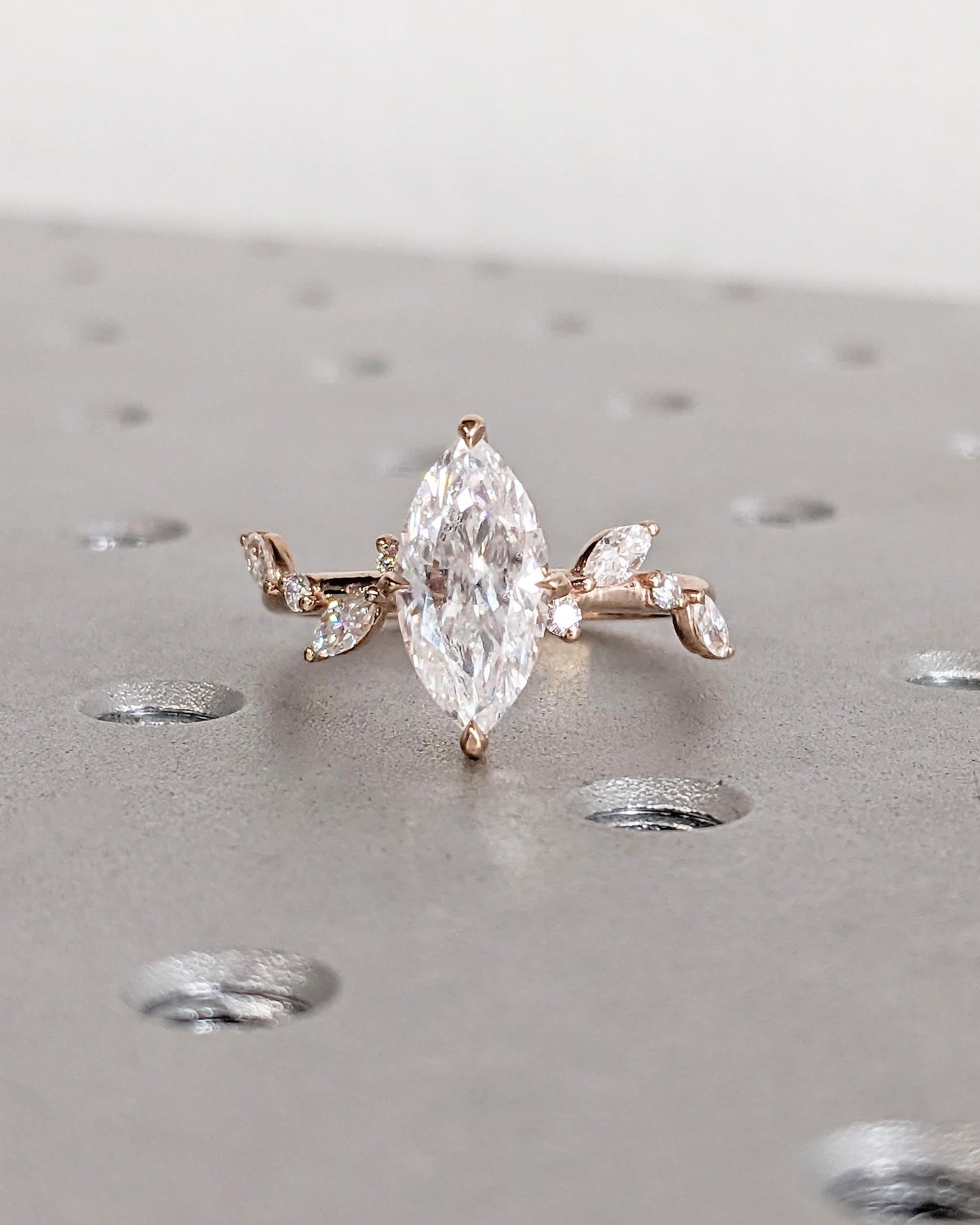 1.2 CT Round Solitaire Moissanite Engagement Ring