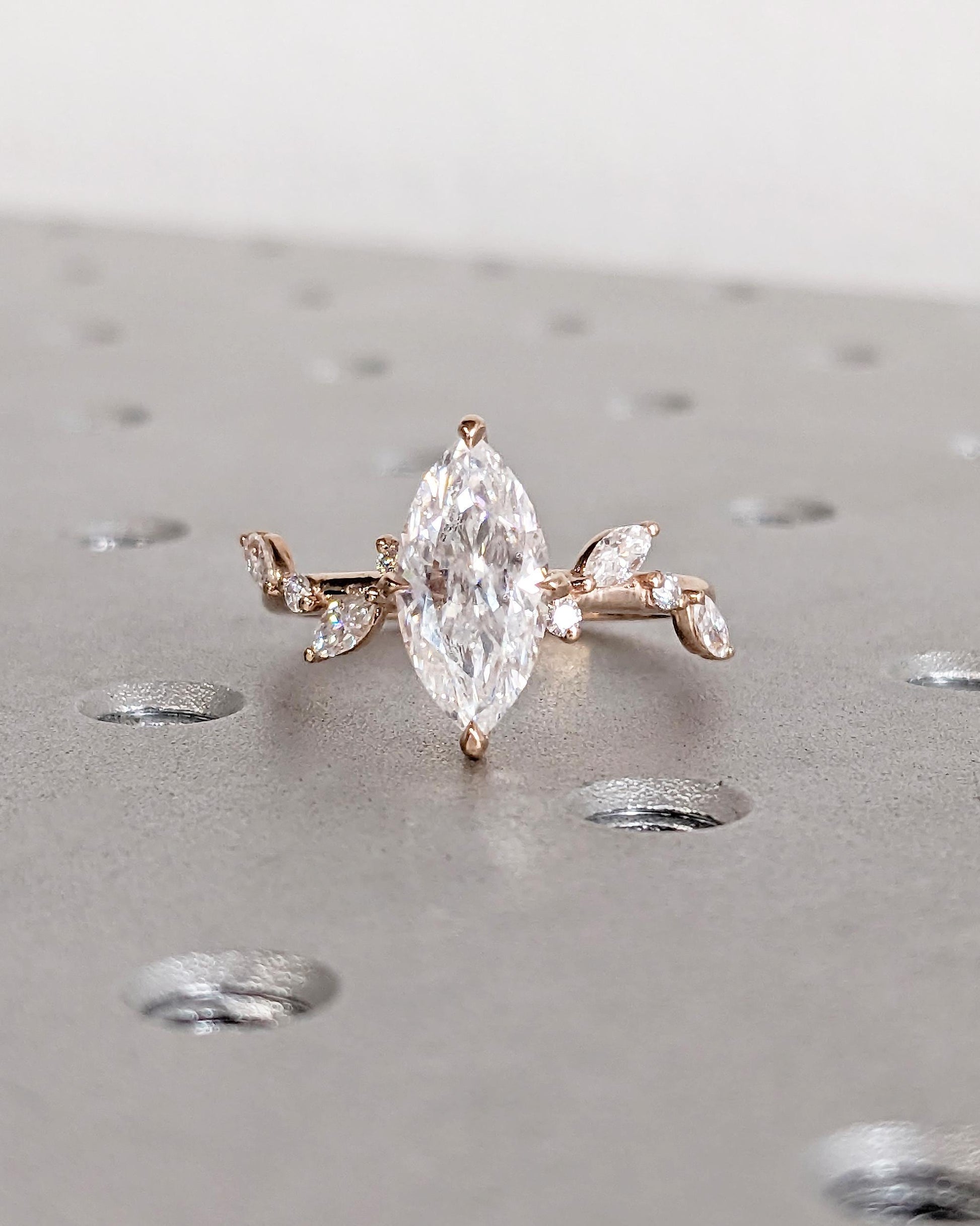 1.2 CT Round Solitaire Moissanite Engagement Ring