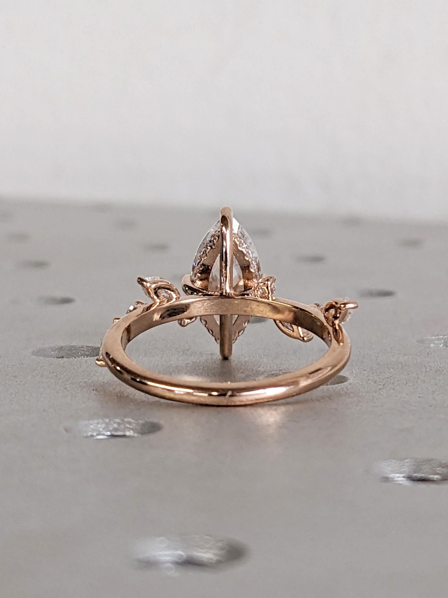 1.2 CT Round Solitaire Moissanite Engagement Ring