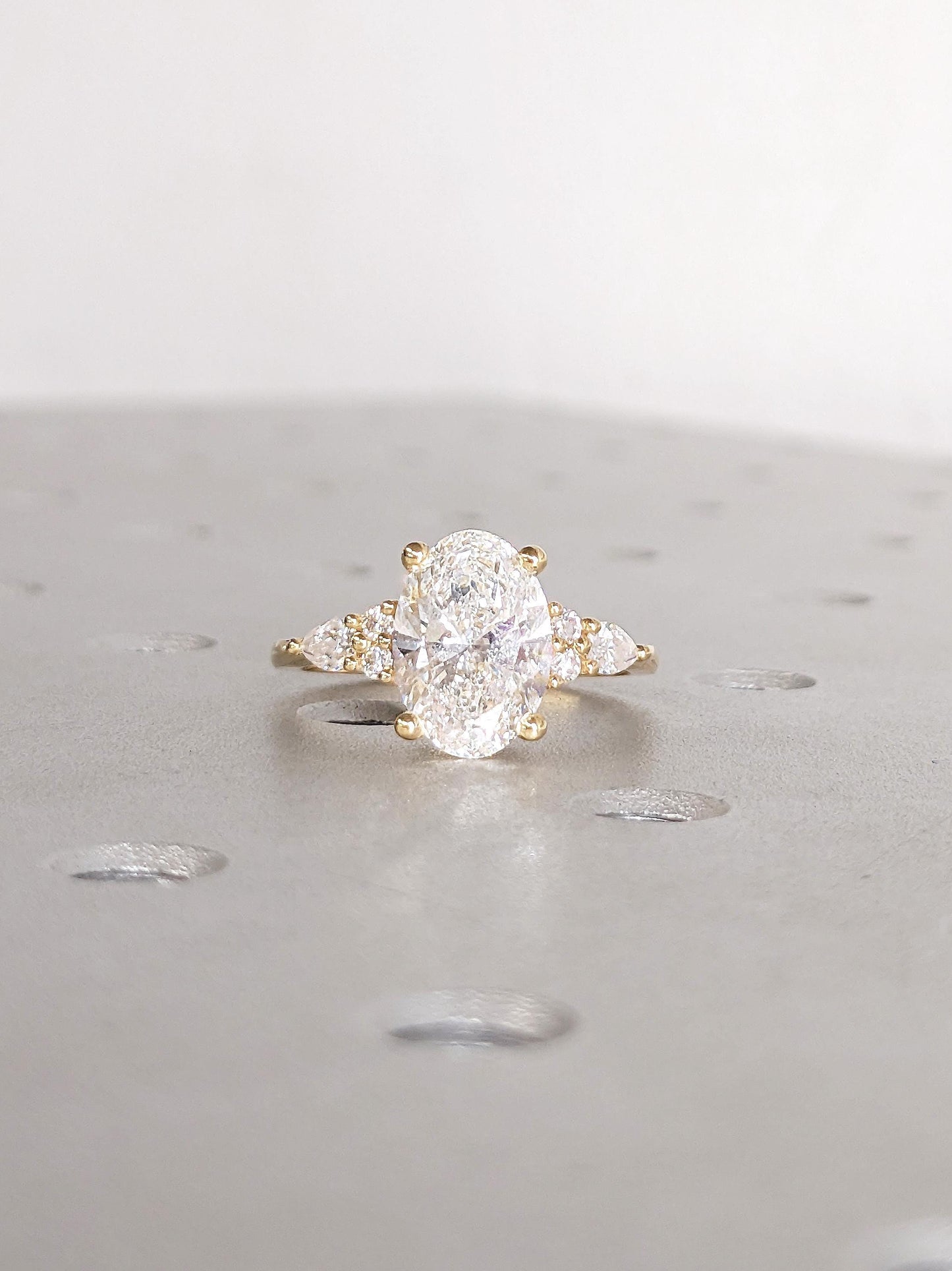 1.2 CT Round Solitaire Moissanite Engagement Ring