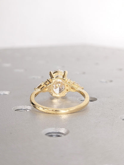 1.2 CT Round Solitaire Moissanite Engagement Ring