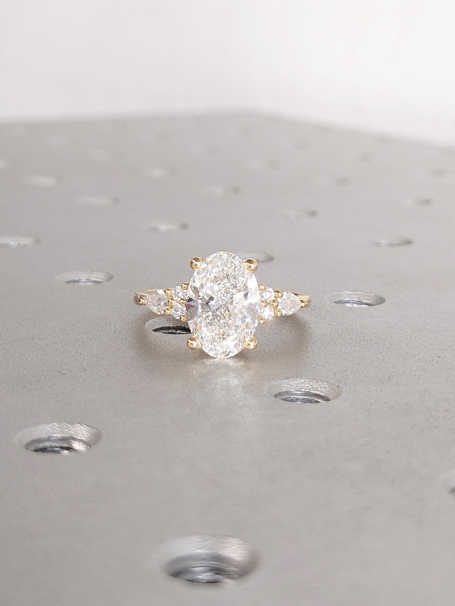 1.2 CT Round Solitaire Moissanite Engagement Ring