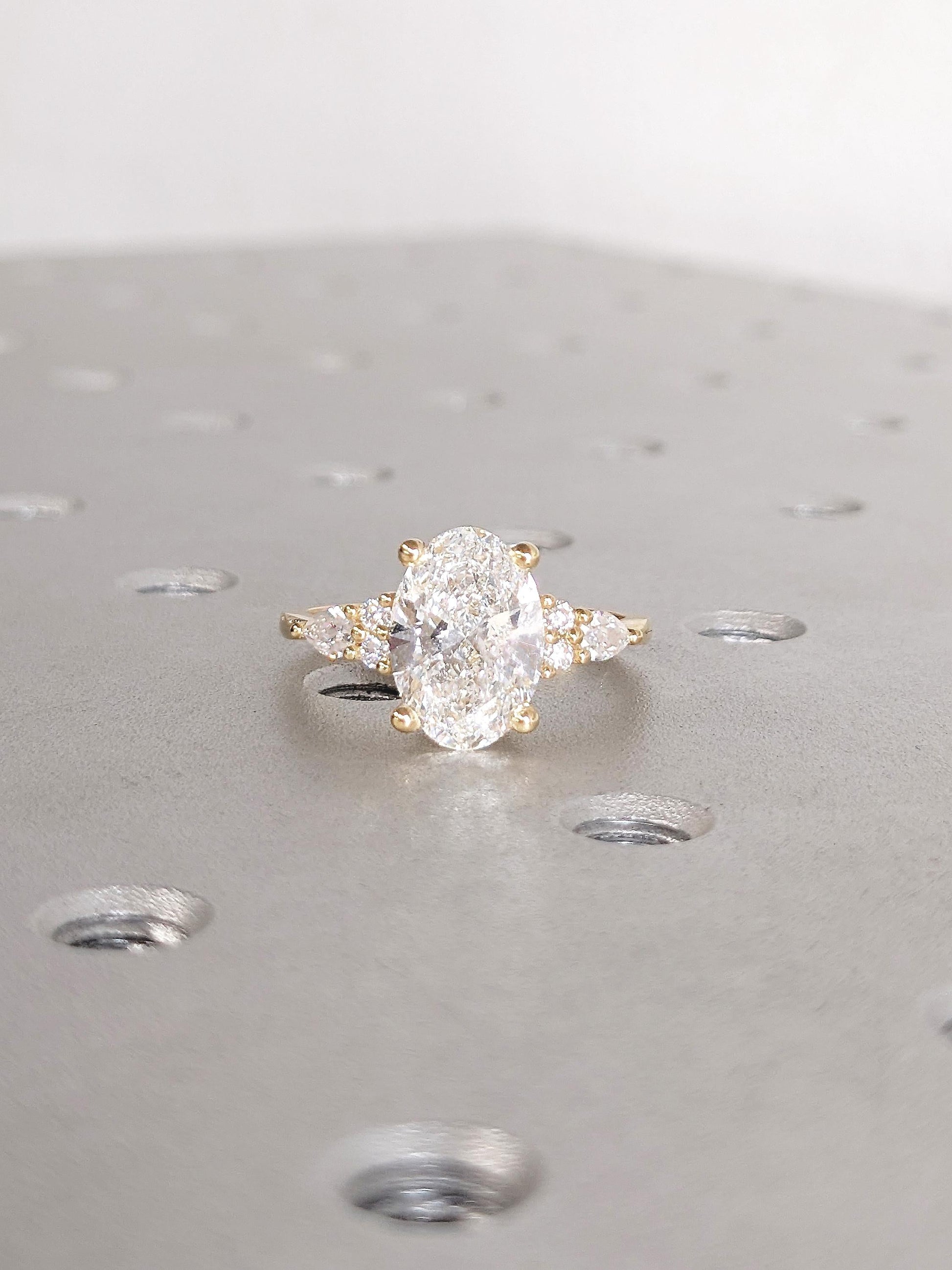 1.2 CT Round Solitaire Moissanite Engagement Ring