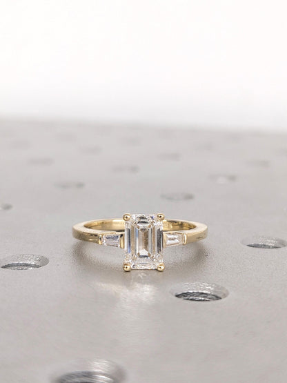 1.2 CT Round Solitaire Moissanite Engagement Ring
