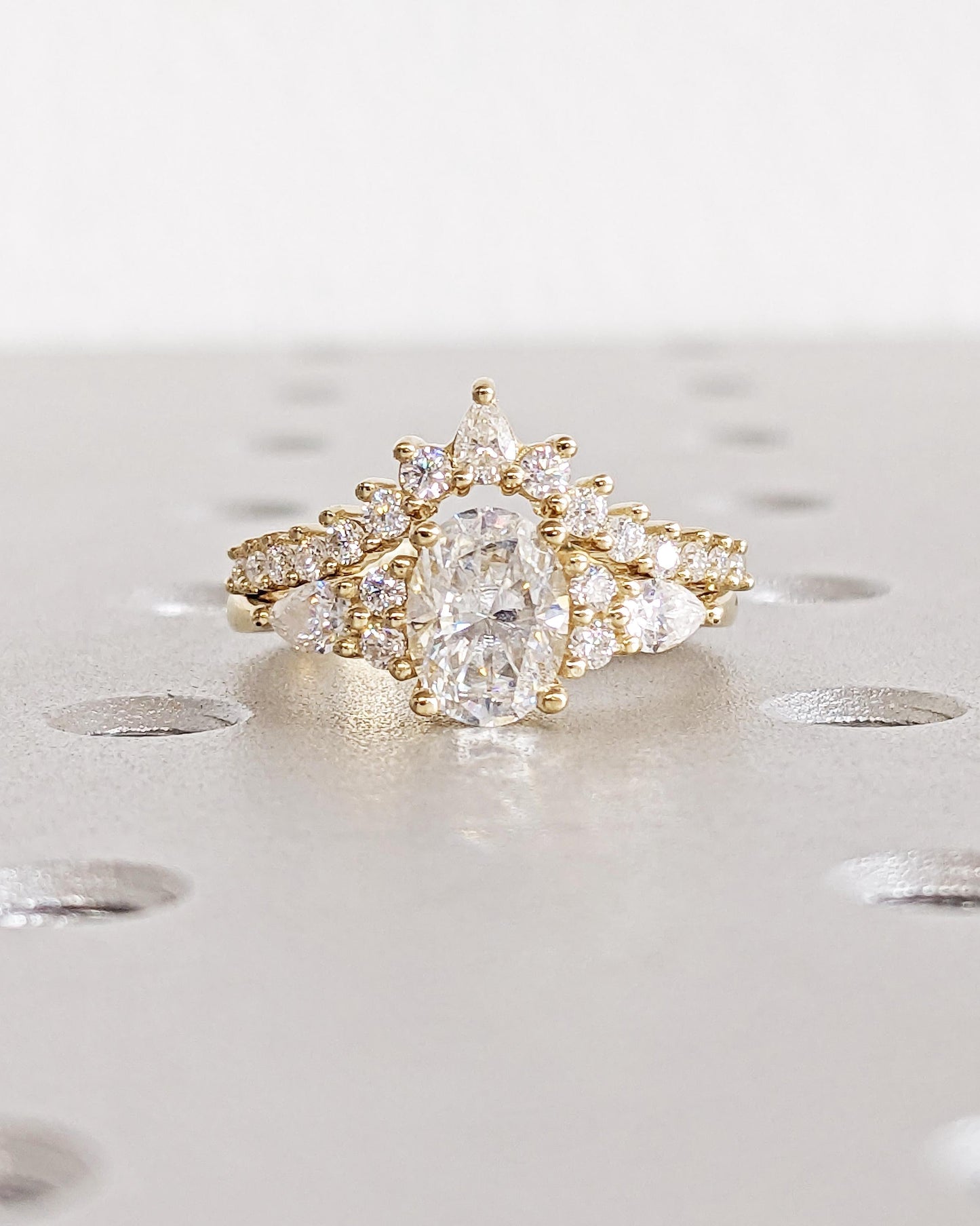 1.2 CT Round Solitaire Moissanite Engagement Ring