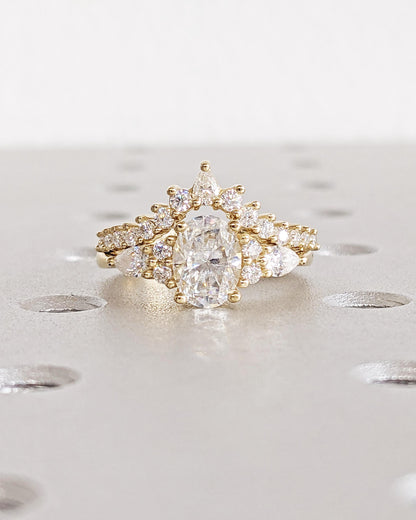 1.2 CT Round Solitaire Moissanite Engagement Ring