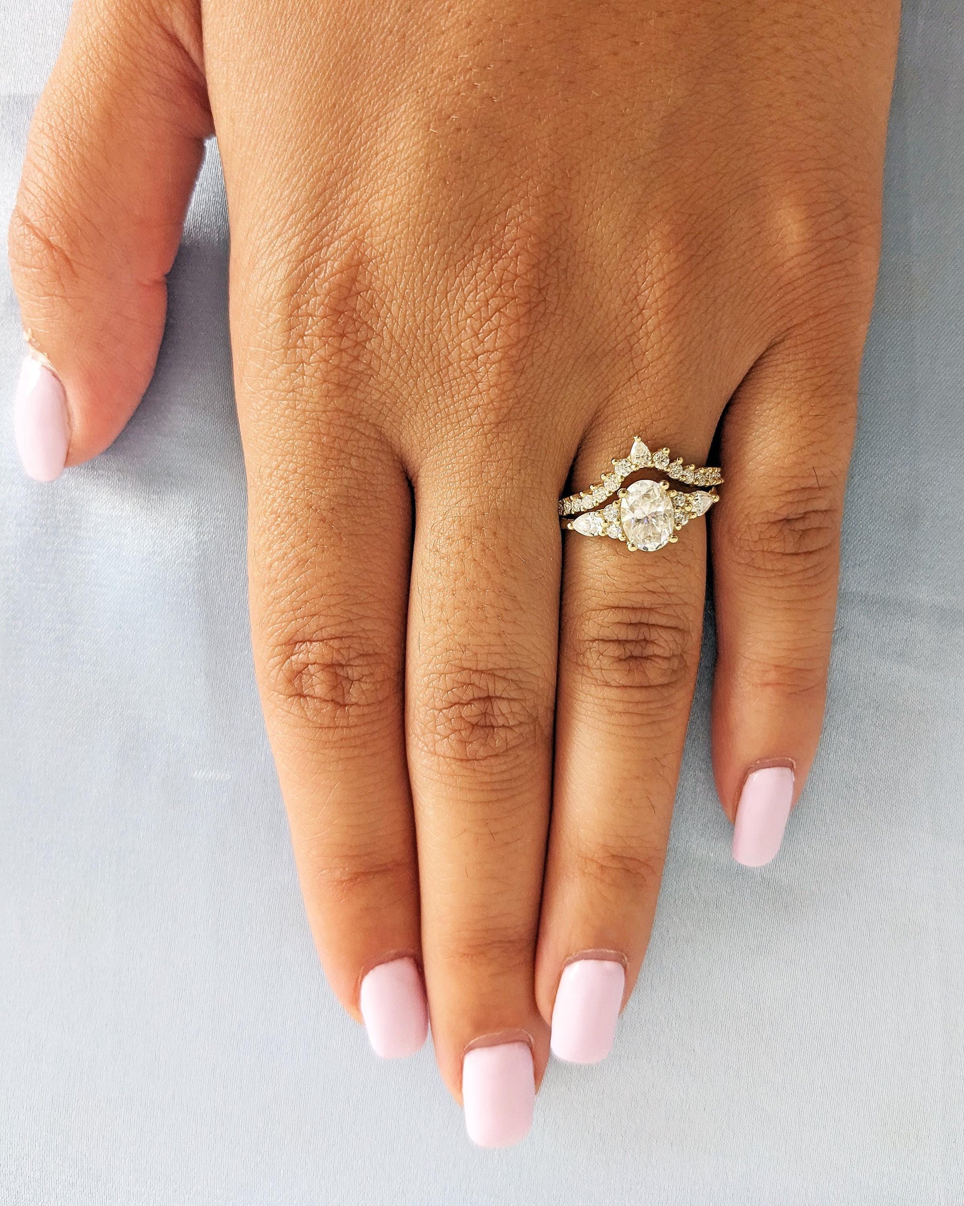 1.2 CT Round Solitaire Moissanite Engagement Ring