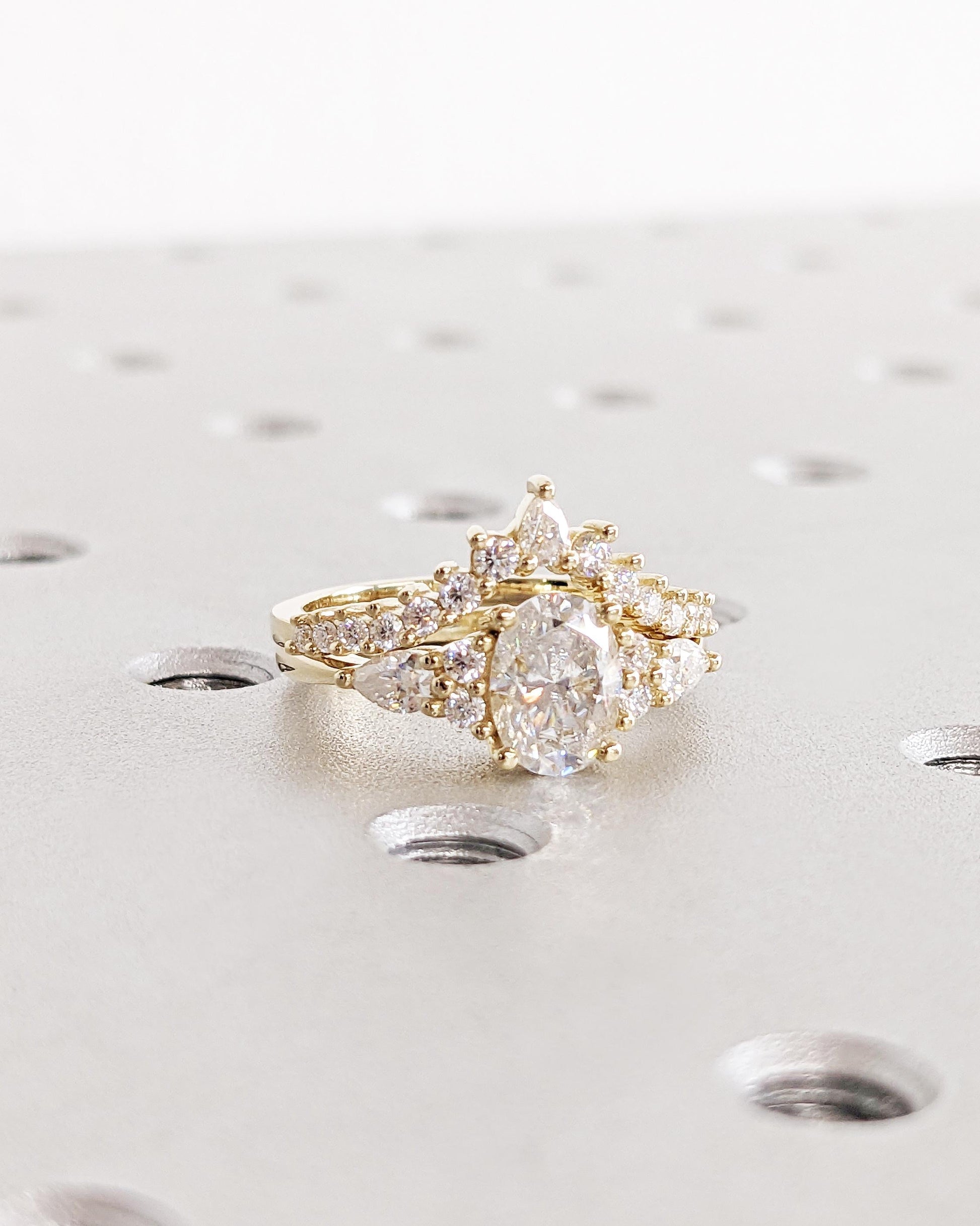 1.2 CT Round Solitaire Moissanite Engagement Ring