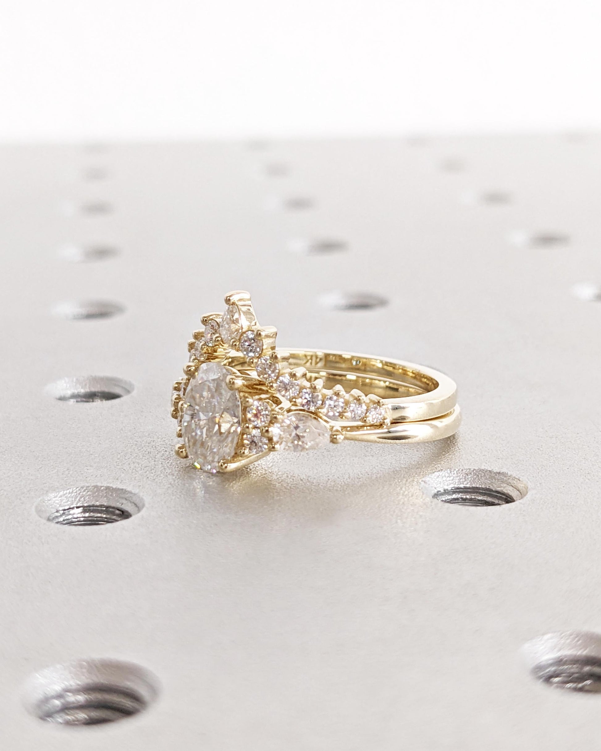 1.2 CT Round Solitaire Moissanite Engagement Ring