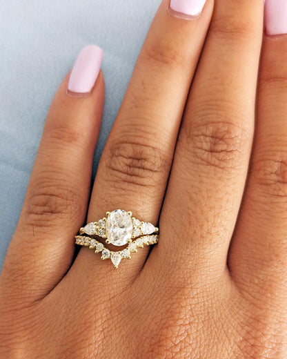 1.2 CT Round Solitaire Moissanite Engagement Ring