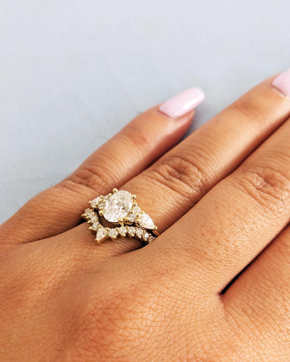 1.2 CT Round Solitaire Moissanite Engagement Ring