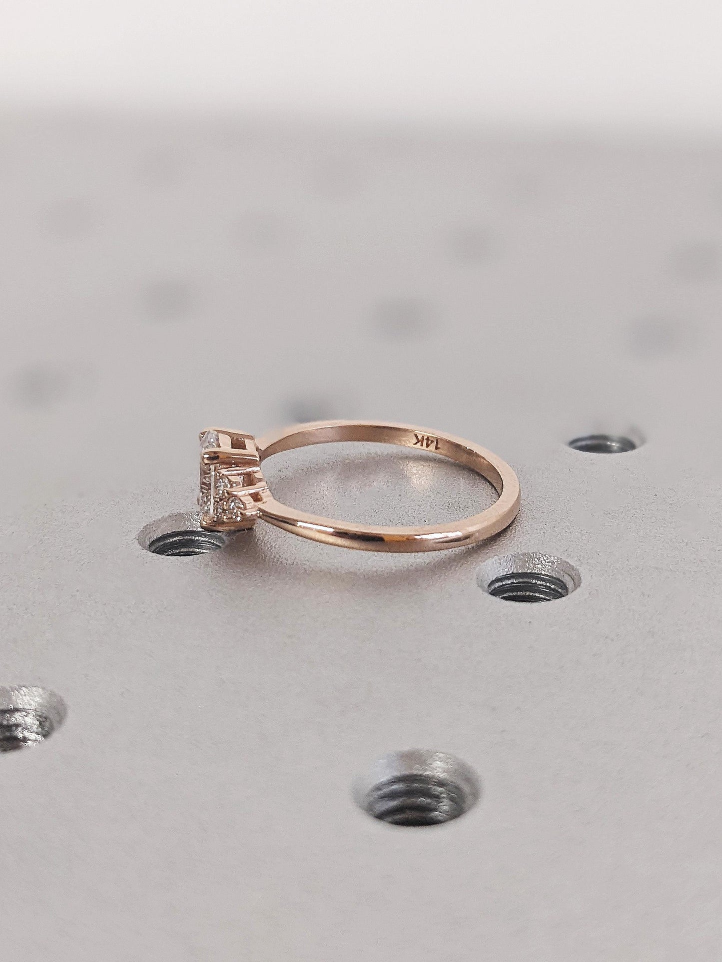 1.2 CT Round Solitaire Moissanite Engagement Ring