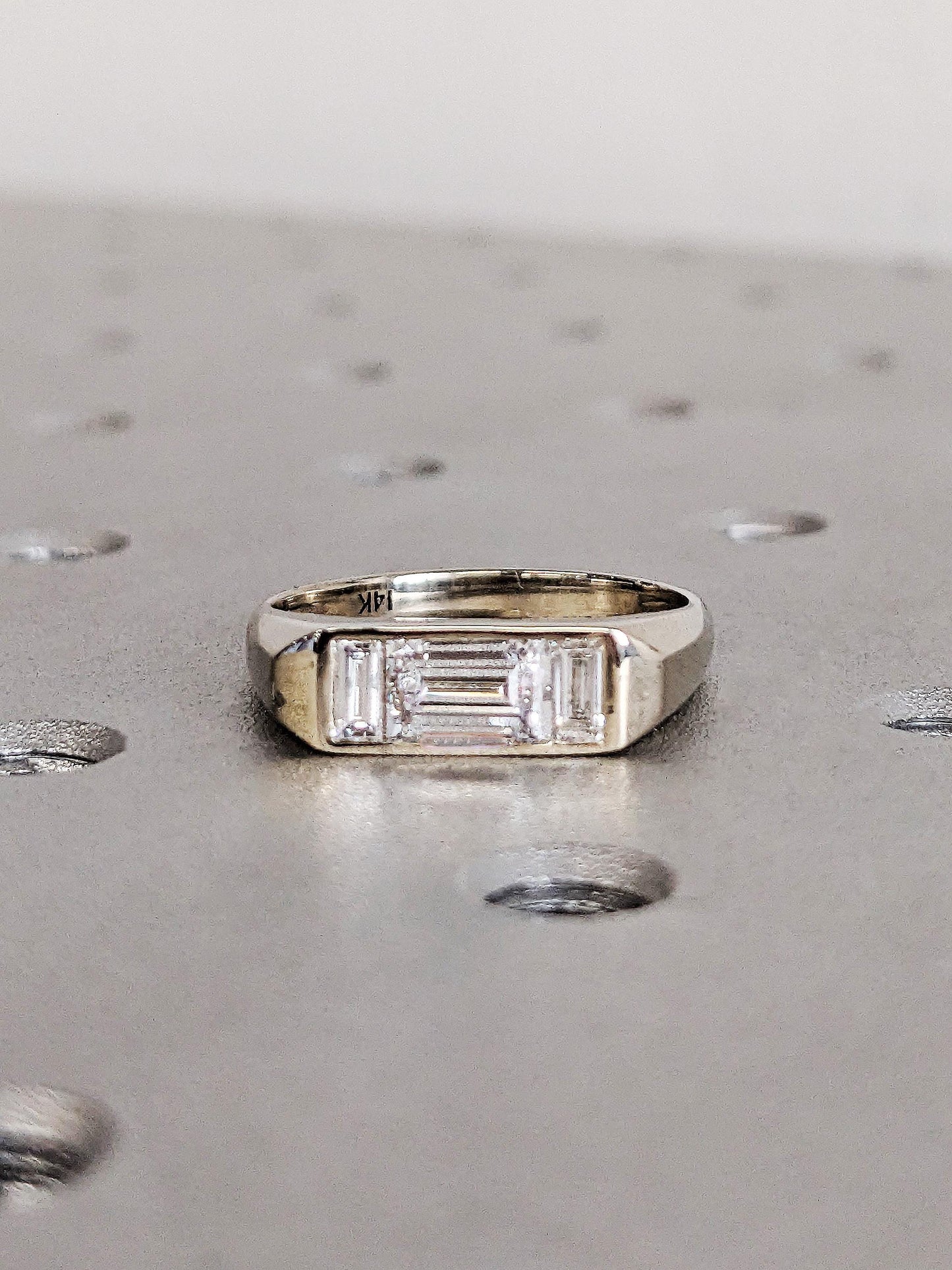 1.2 CT Round Solitaire Moissanite Engagement Ring
