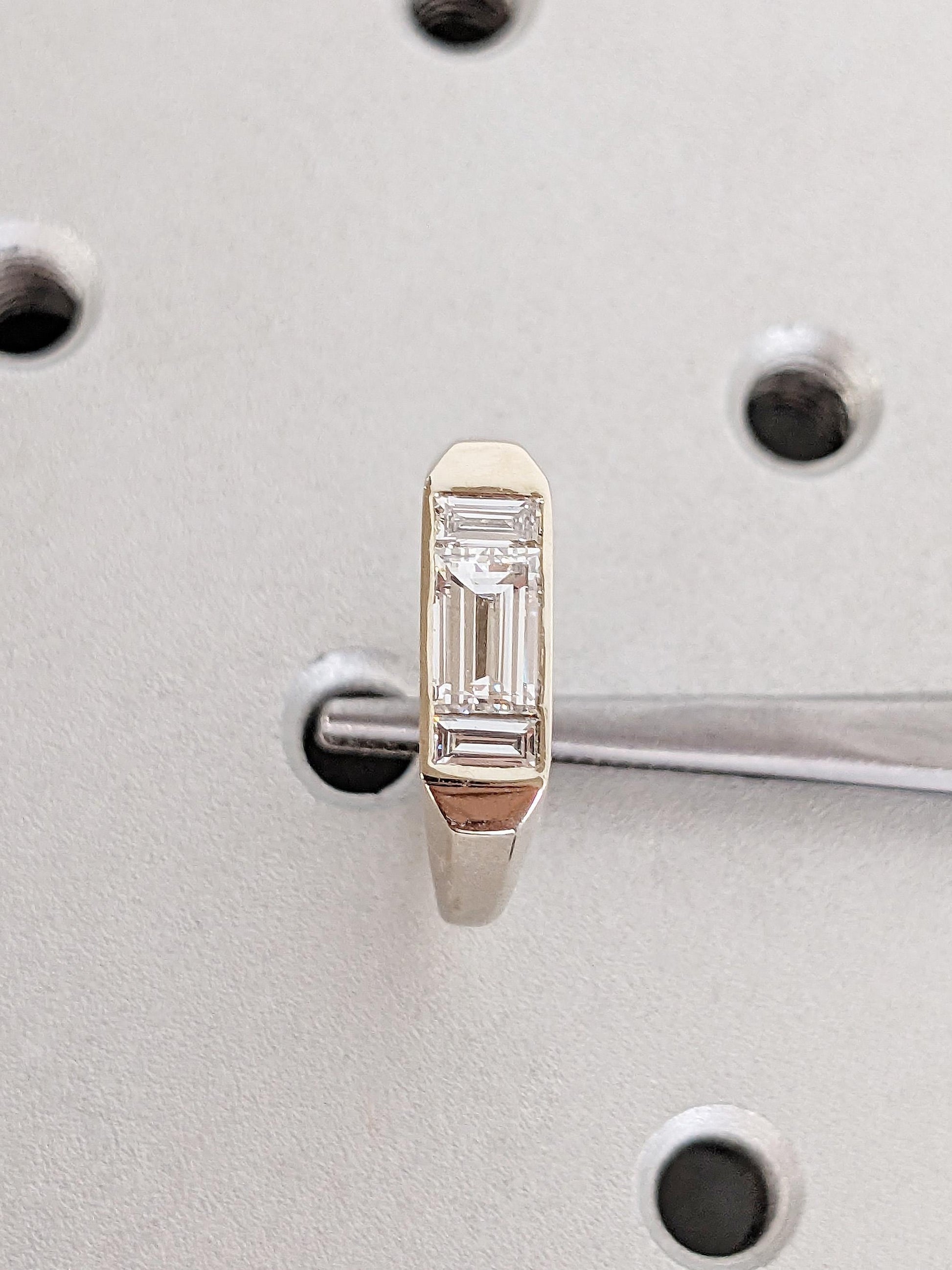 1.2 CT Round Solitaire Moissanite Engagement Ring