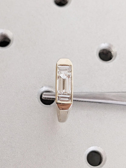 1.2 CT Round Solitaire Moissanite Engagement Ring