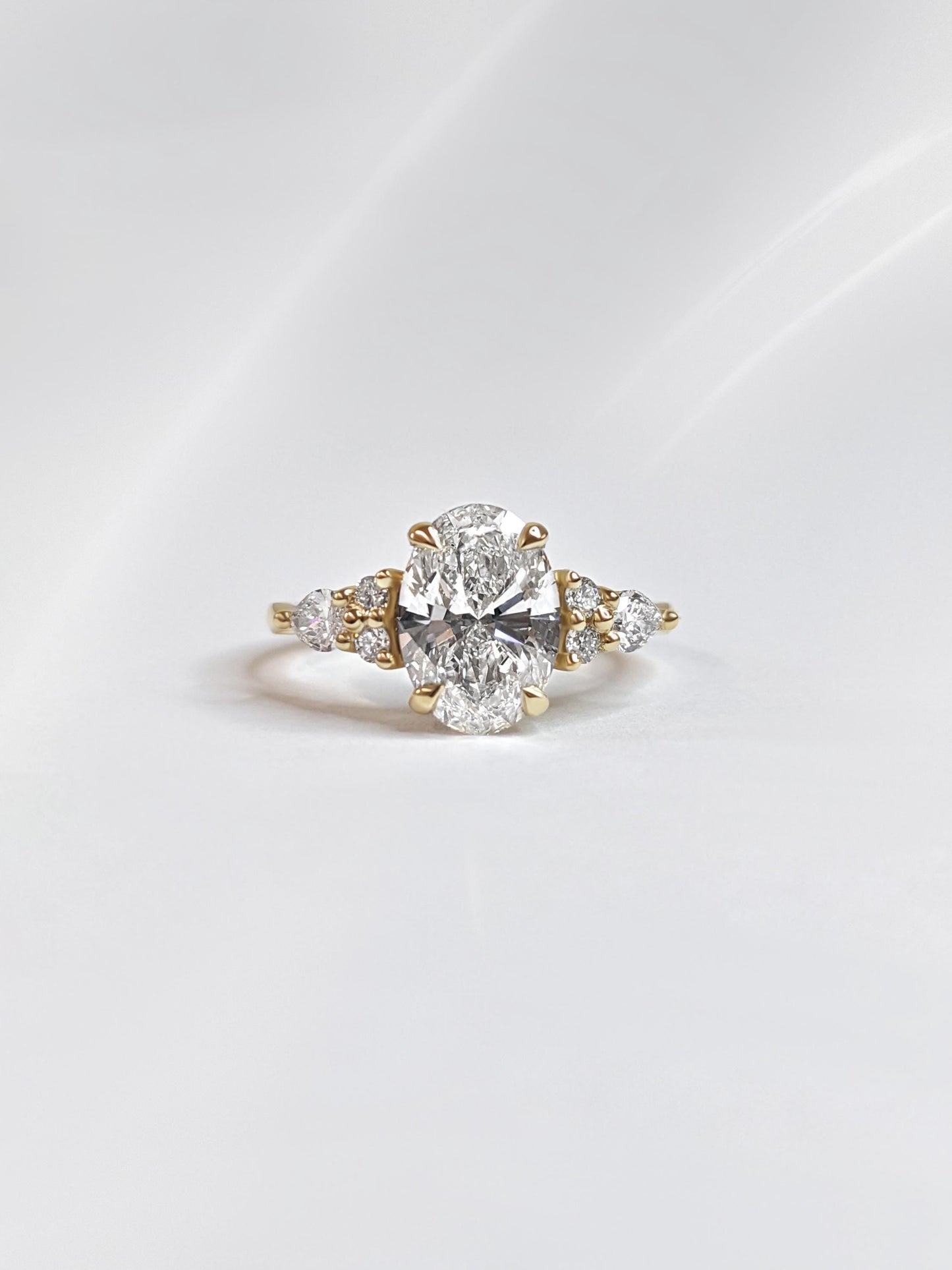 1.2 CT Round Solitaire Moissanite Engagement Ring