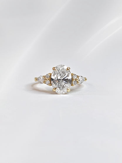 1.2 CT Round Solitaire Moissanite Engagement Ring