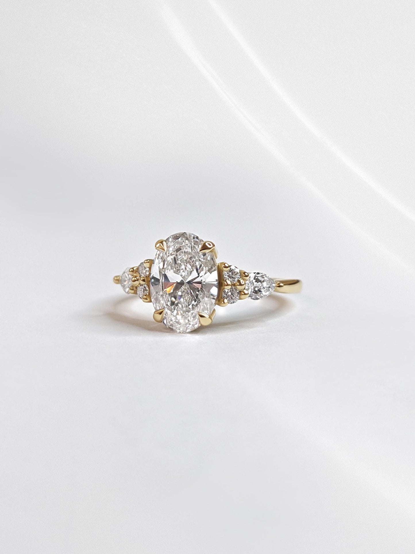 1.2 CT Round Solitaire Moissanite Engagement Ring
