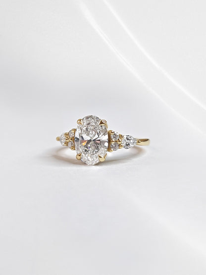 1.2 CT Round Solitaire Moissanite Engagement Ring