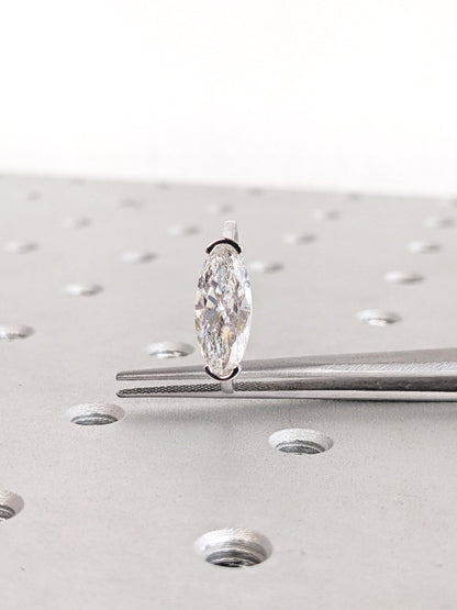 1.2 CT Round Solitaire Moissanite Engagement Ring