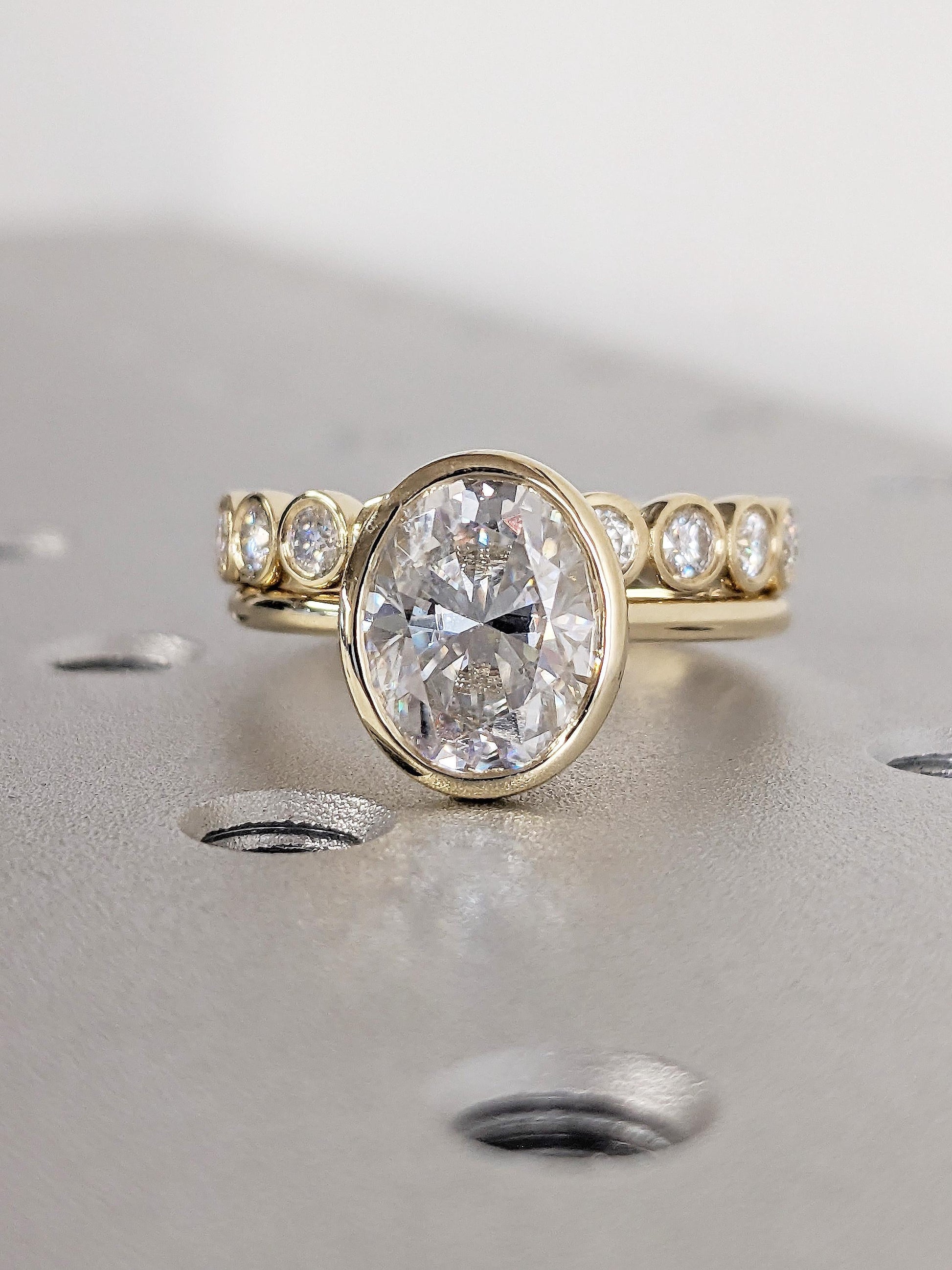 1.2 CT Round Solitaire Moissanite Engagement Ring