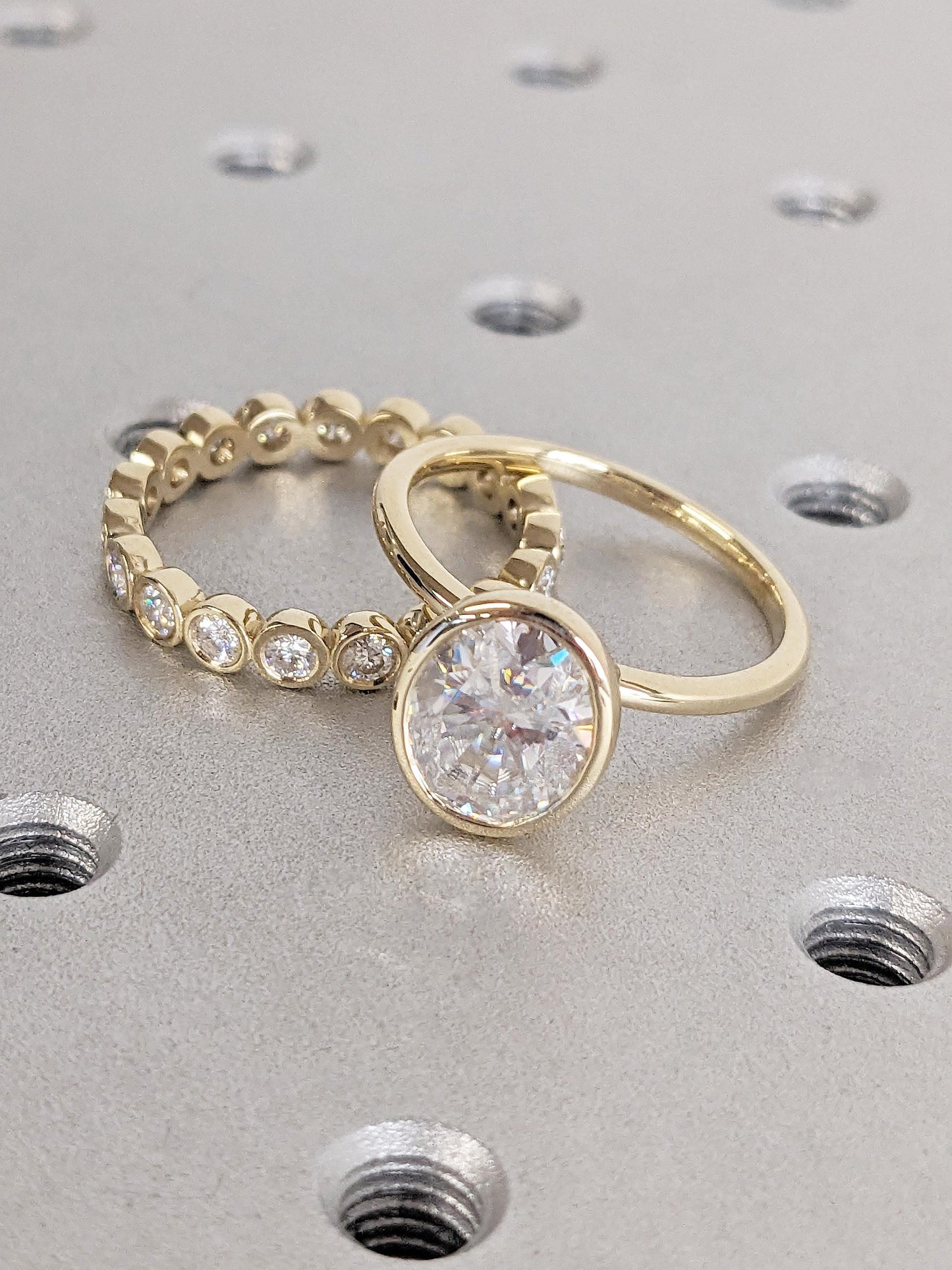 1.2 CT Round Solitaire Moissanite Engagement Ring