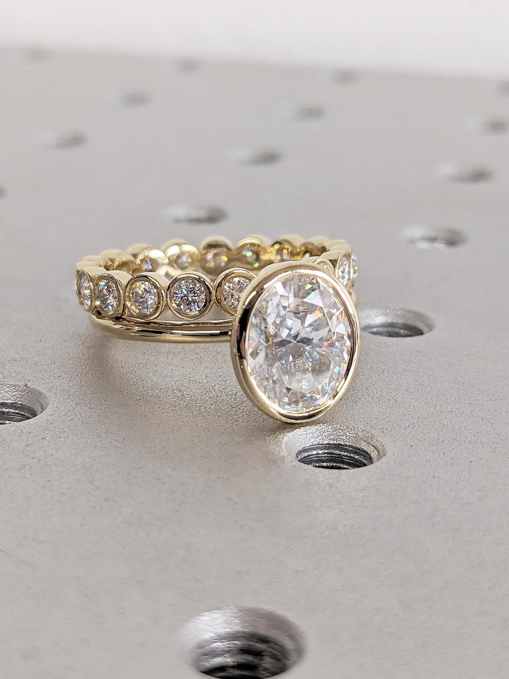 1.2 CT Round Solitaire Moissanite Engagement Ring
