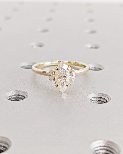 1.2 CT Round Solitaire Moissanite Engagement Ring