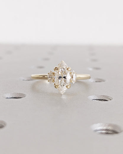 1.2 CT Round Solitaire Moissanite Engagement Ring