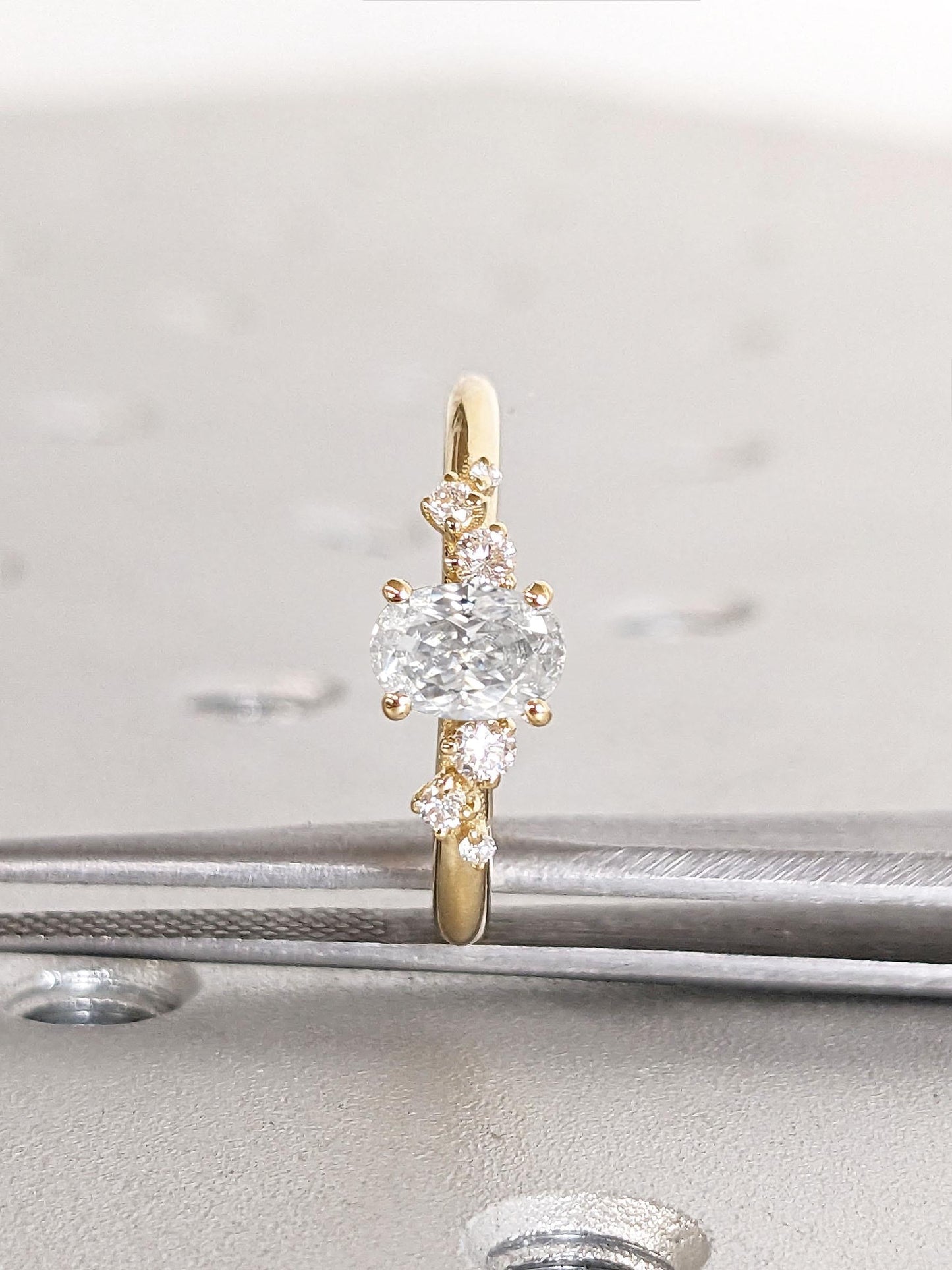 1.2 CT Round Solitaire Moissanite Engagement Ring