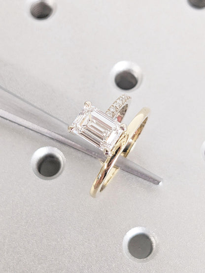 1.2 CT Round Solitaire Moissanite Engagement Ring