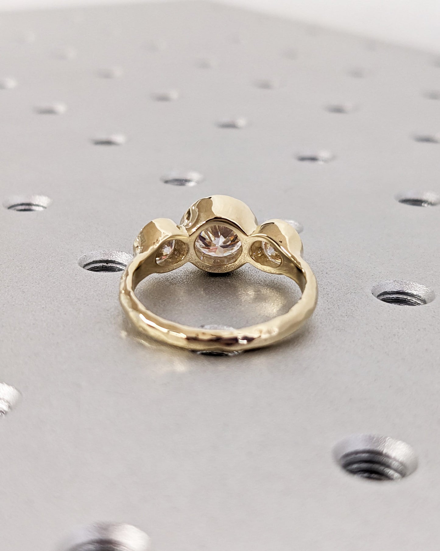 1.2 CT Round Solitaire Moissanite Engagement Ring