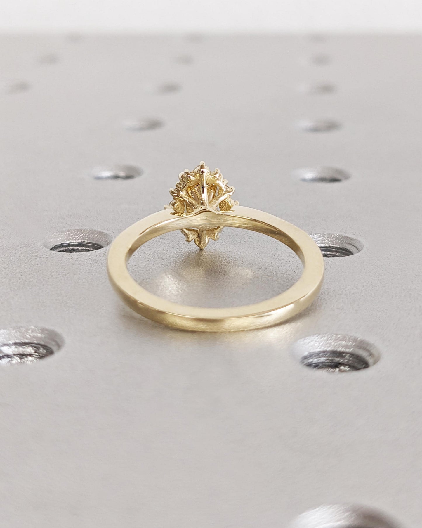 1.2 CT Round Solitaire Moissanite Engagement Ring