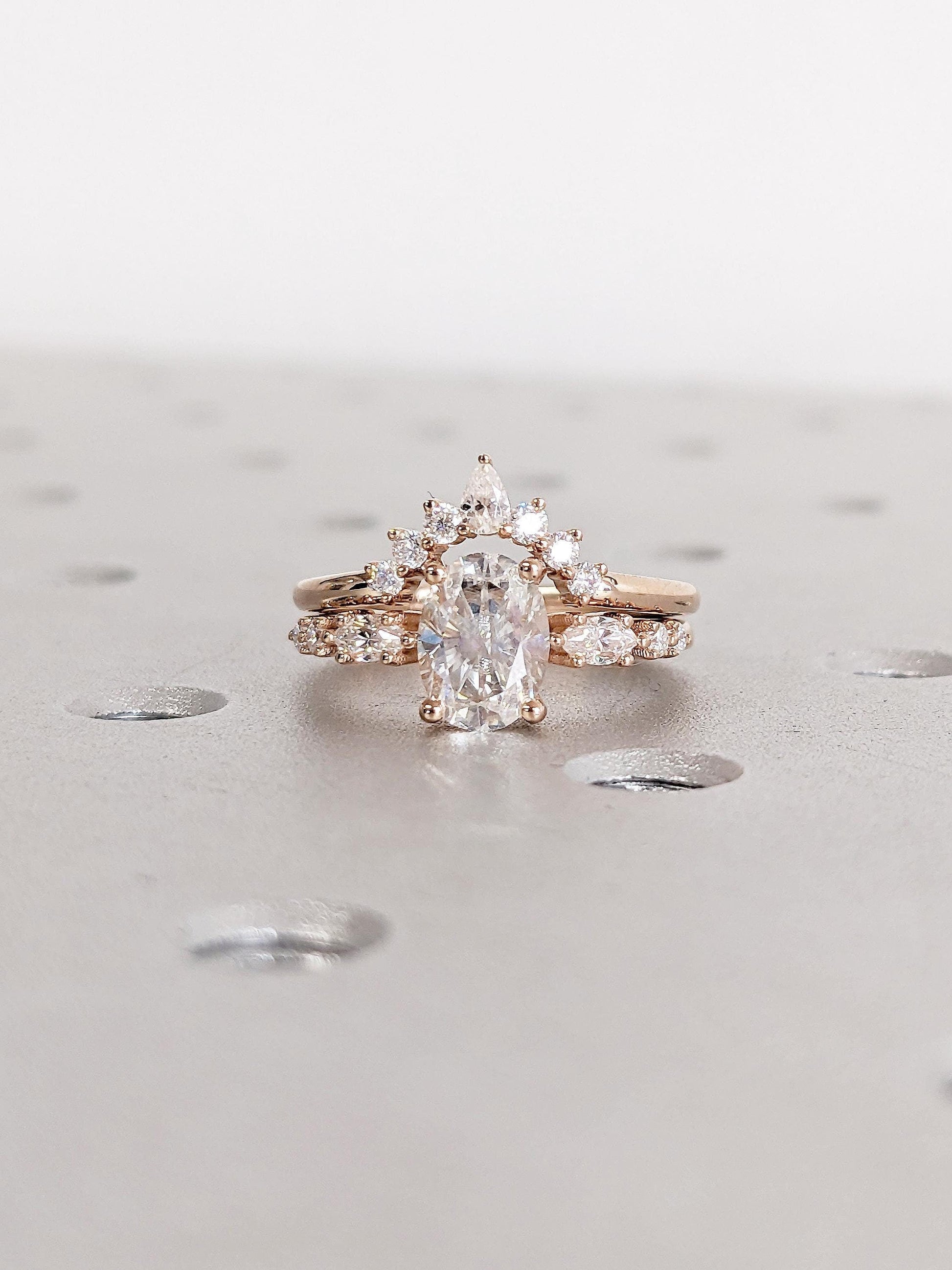 1.2 CT Round Solitaire Moissanite Engagement Ring